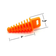 2FastMoto 2 Stroke Exhaust Muffler Wash Storage Plug - Orange - Soft Rubber  05-7025a_756920