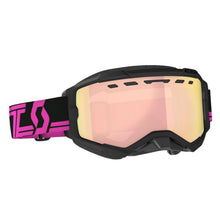 Scott Fury Snow Cross Goggles - Black/Pink w/Enhancer Rose Chrome Lens 278605-1254348_1161352