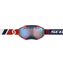 Scott Fury Snow Cross Goggles - Red/Blue with Enhancer Blue Chrome Lens 278605-1228347_1161332