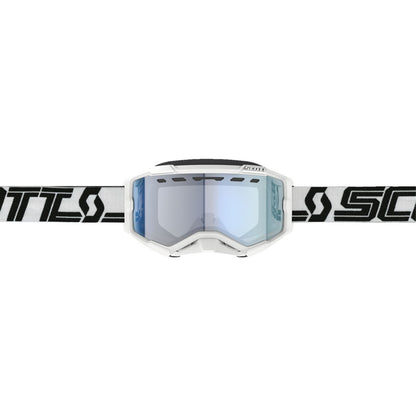 Scott Fury Snow Cross Goggles - White/Black with Blue Lens 278605-1035107_1161315