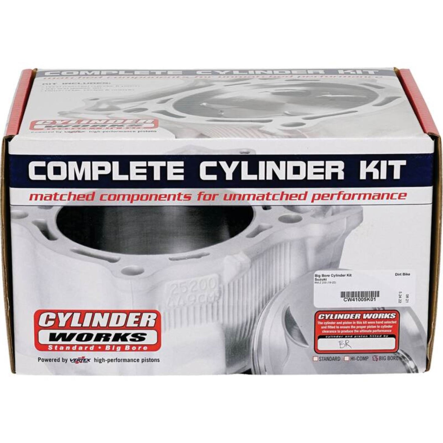 Cylinder Works Cylinder Kit BB 80.00/+3.0 13.5:1 Compatible with Suzuki [MPN: CW41005K01]_1618042
