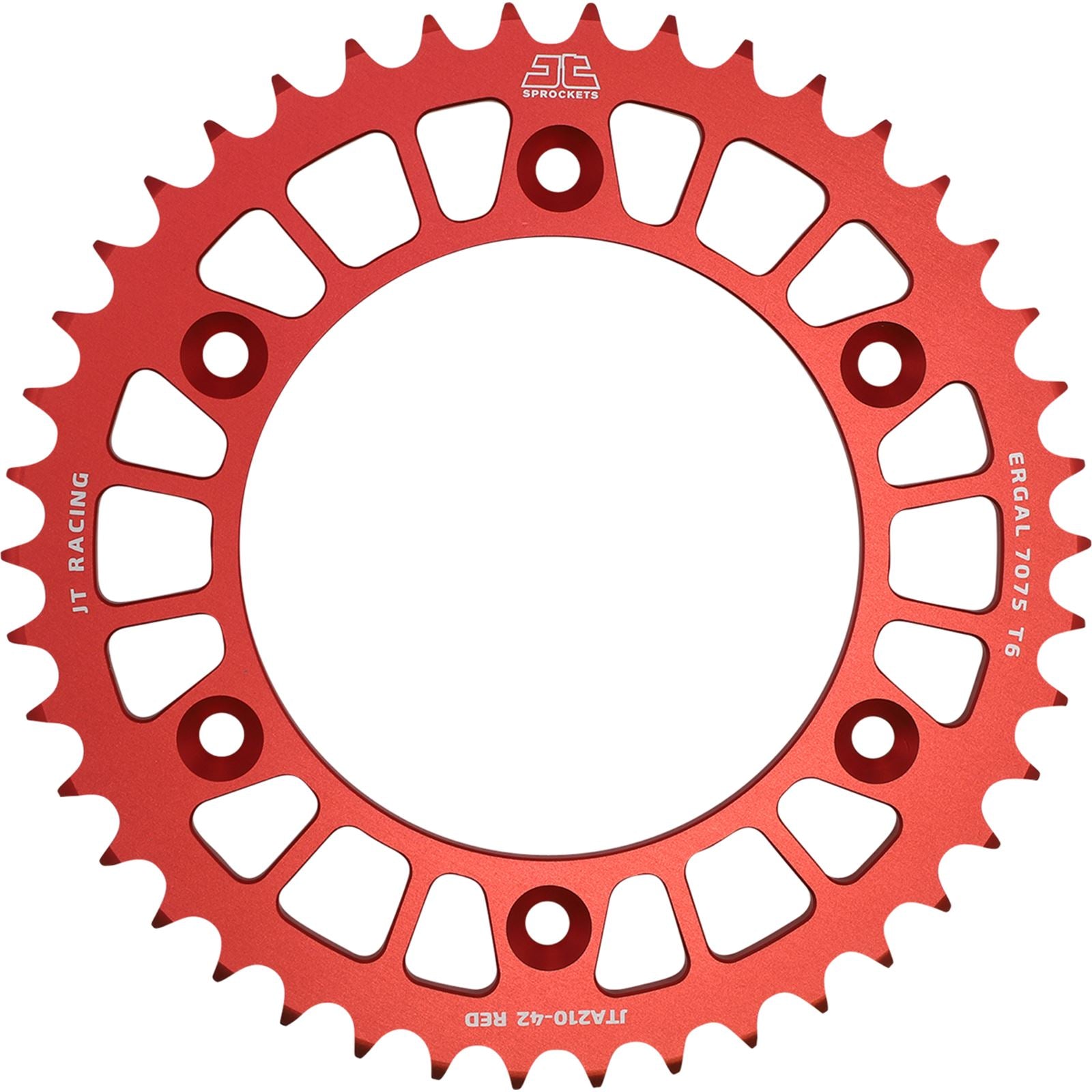 JT Sprockets Rear Sprocket for Honda - Red - 40 Tooth JTA210.40RED_1051512