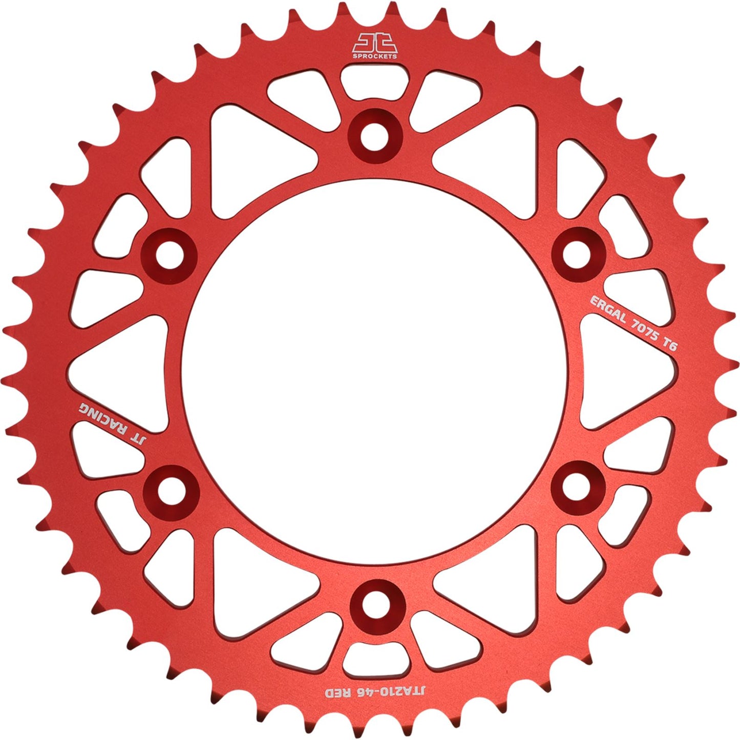 JT Sprockets Rear Sprocket for Honda - Red - 46 Tooth JTA210.46RED_1051516