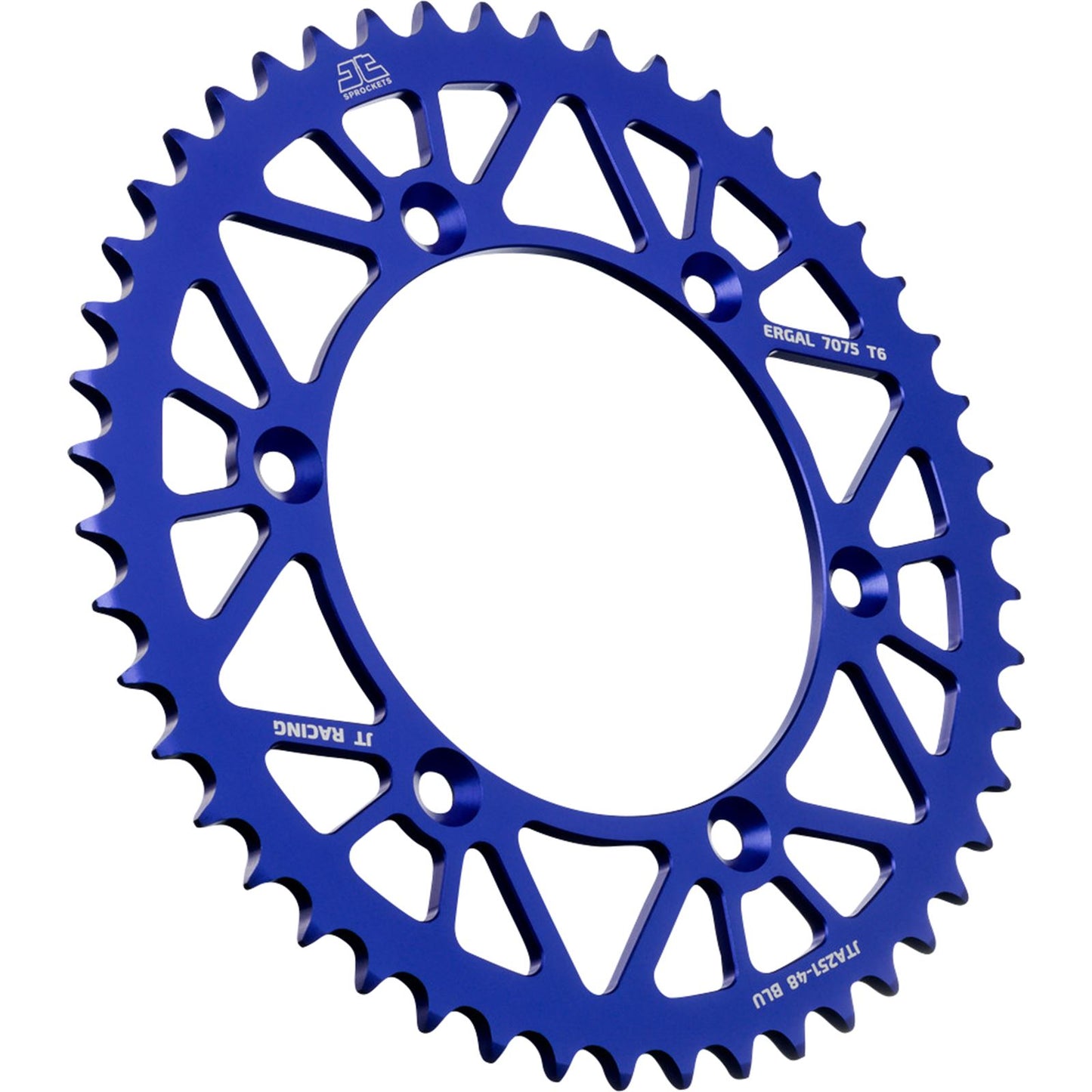 JT Sprockets Rear Sprocket - Blue - 48 Tooth for Yamaha JTA251.48BLU_1089694