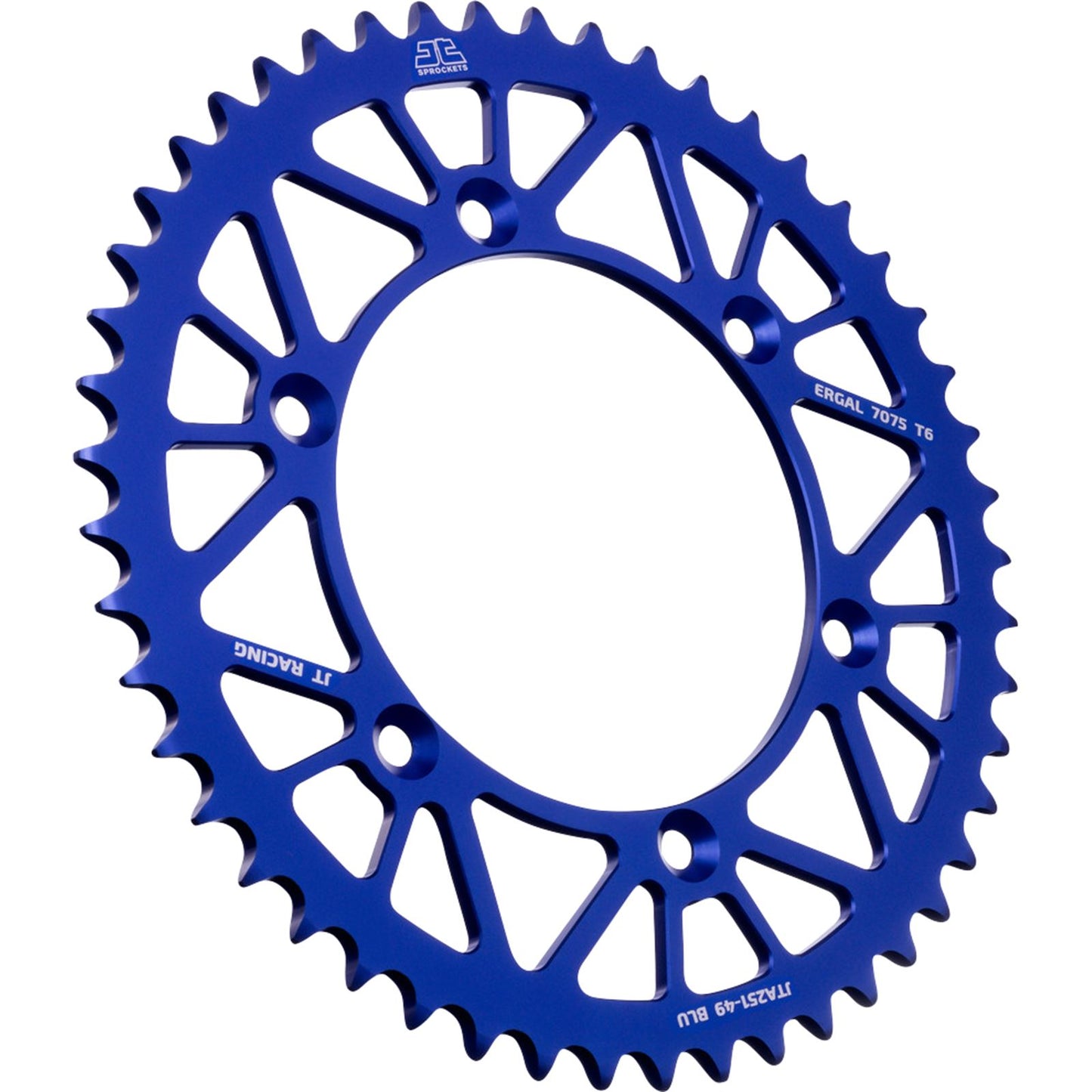 JT Sprockets Rear Sprocket for Yamaha - Blue - 49 Tooth JTA251.49BLU_1097151