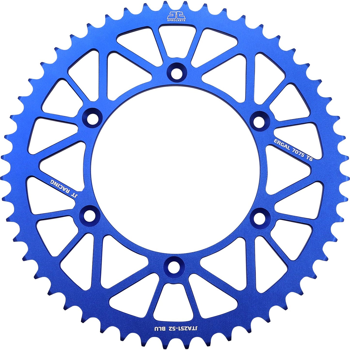 JT Sprockets Rear Sprocket for Yamaha - Blue - 52 Tooth JTA251.52BLU_1133044