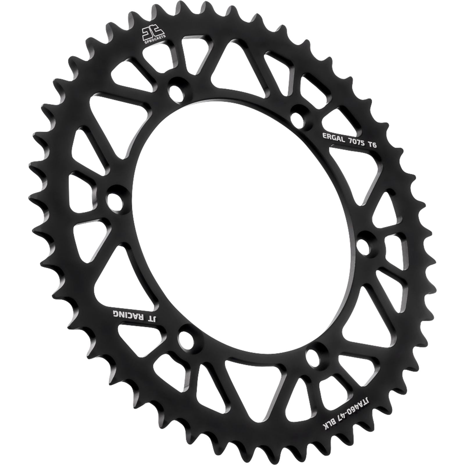 JT Sprockets Rear Sprocket - Black - 47 Tooth for Kawasaki JTA460.47BLK_1089696