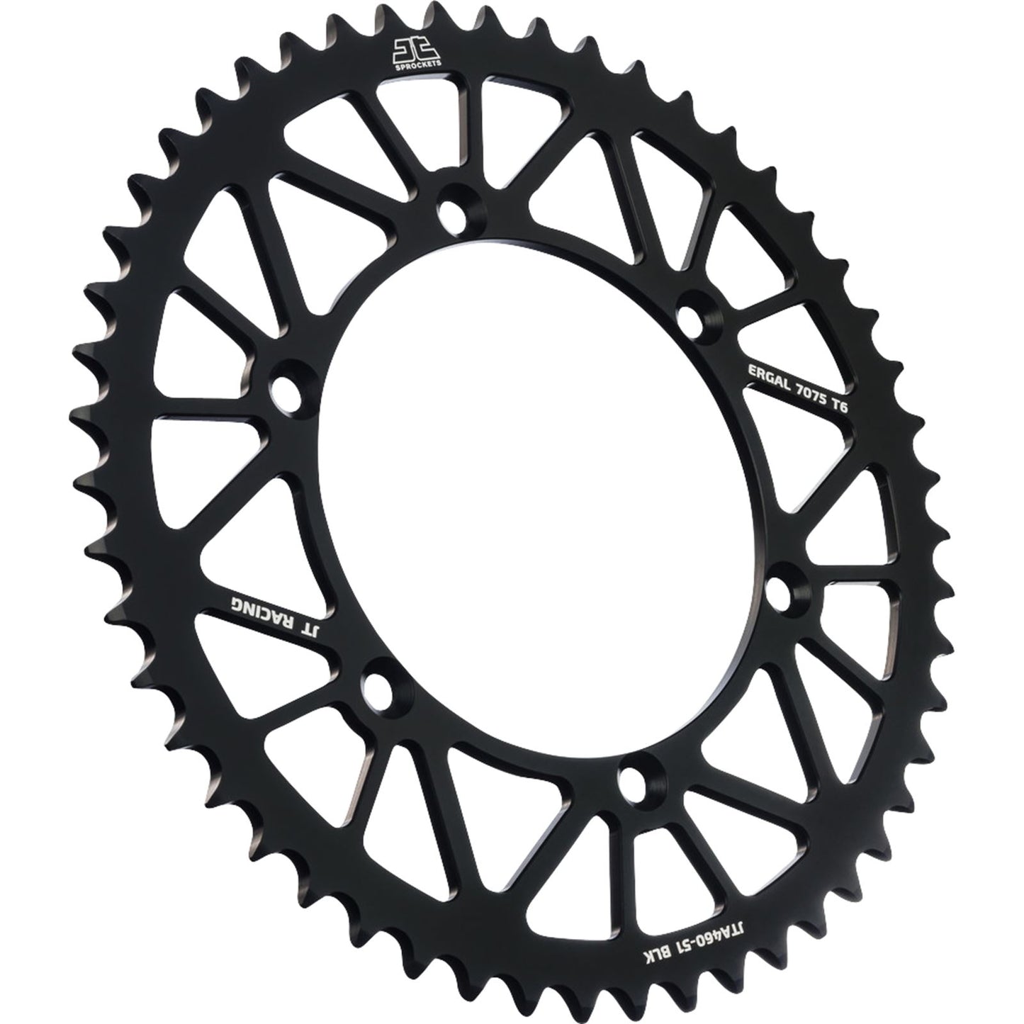 JT Sprockets Rear Sprocket - Black - 51 Tooth for Kawasaki JTA460.51BLK_1089697
