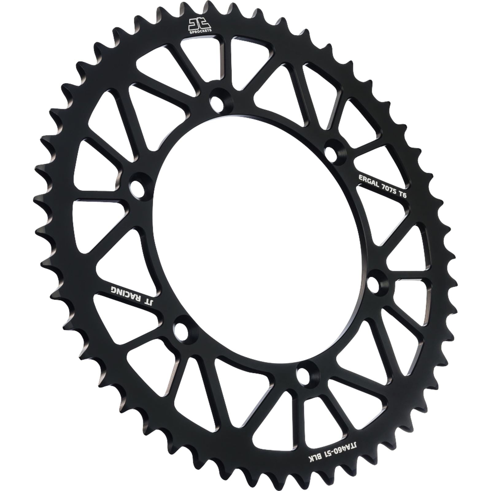 JT Sprockets Rear Sprocket - Black - 51 Tooth for Kawasaki JTA460.51BLK_1089697