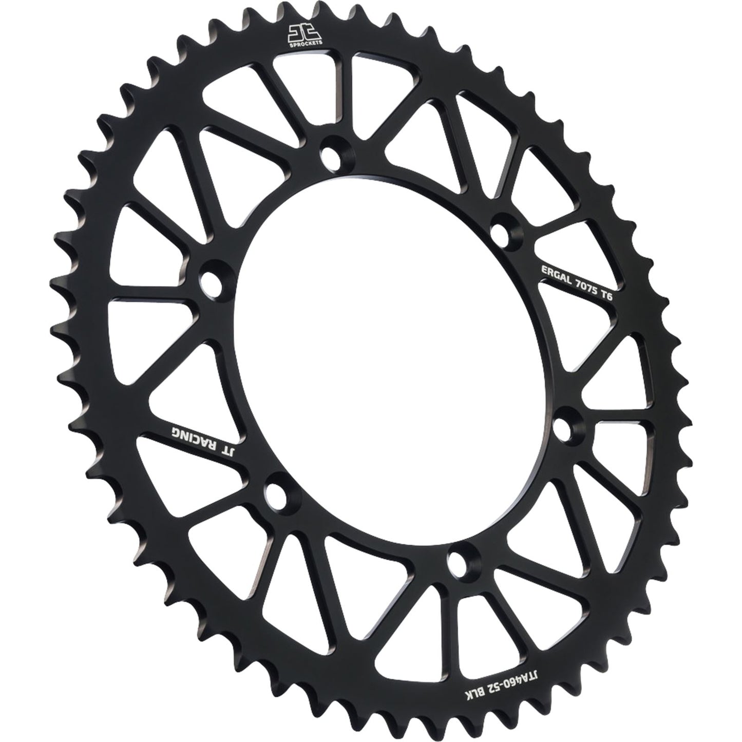 JT Sprockets Rear Sprocket - Black - 52 Tooth for Kawasaki JTA460.52BLK_1089698
