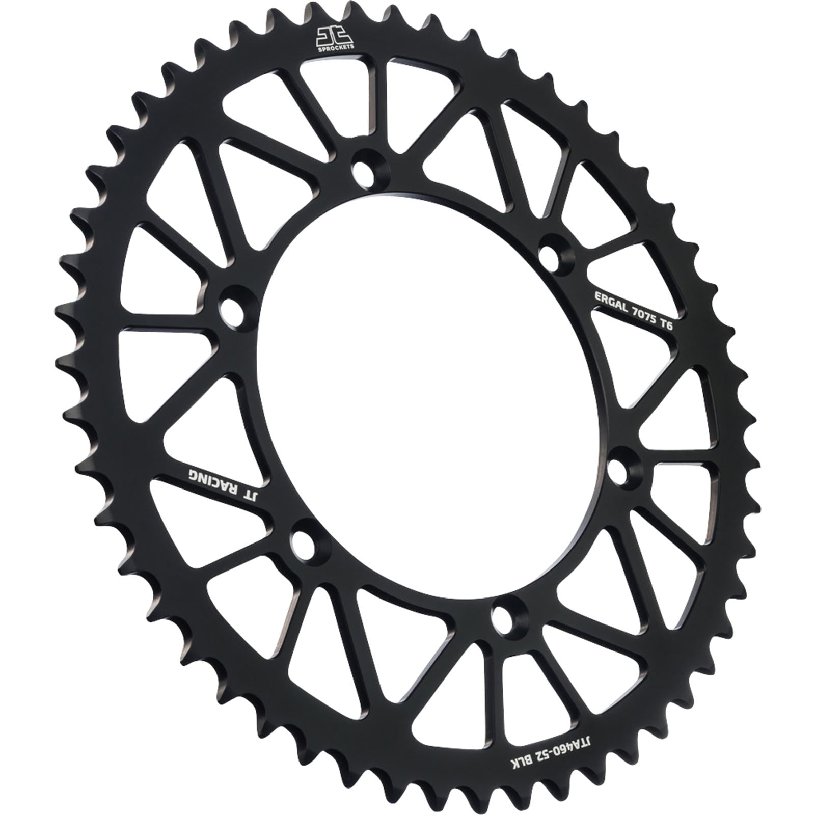JT Sprockets Rear Sprocket - Black - 52 Tooth for Kawasaki JTA460.52BLK_1089698