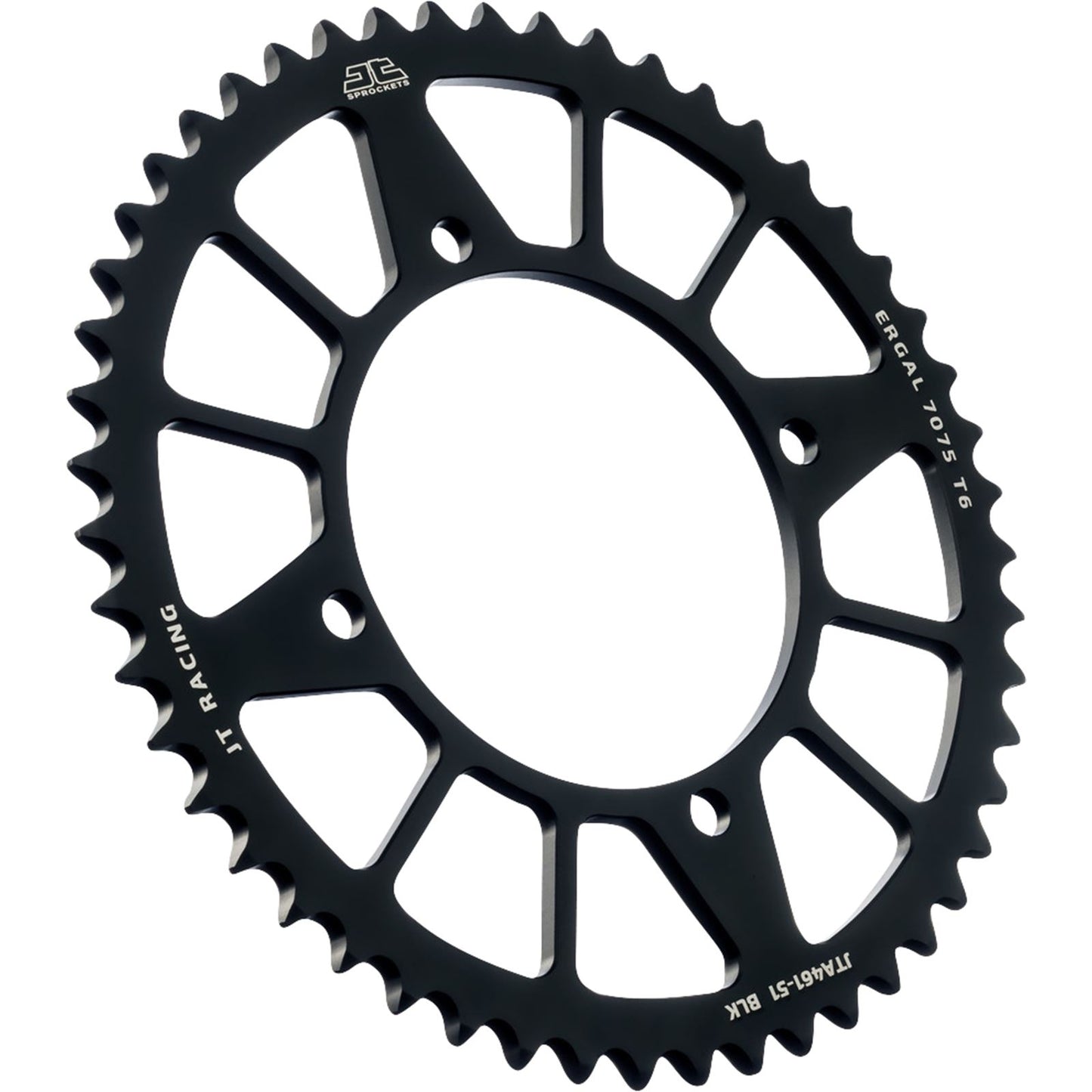 JT Sprockets Rear Sprocket - Black - 51 Tooth for Kawasaki JTA461.51BLK_1089699