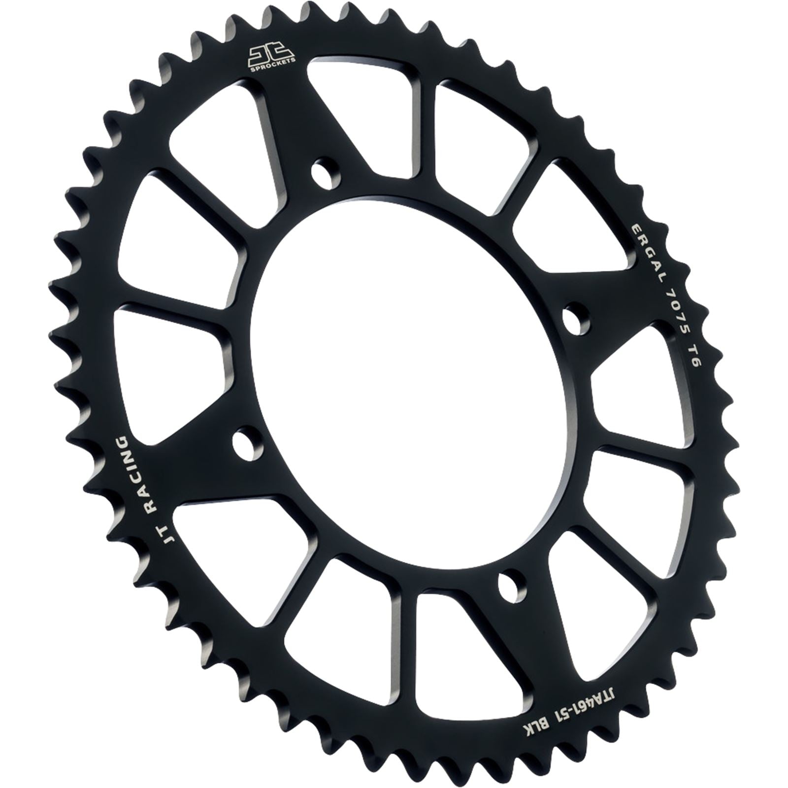 JT Sprockets Rear Sprocket - Black - 51 Tooth for Kawasaki JTA461.51BLK_1089699