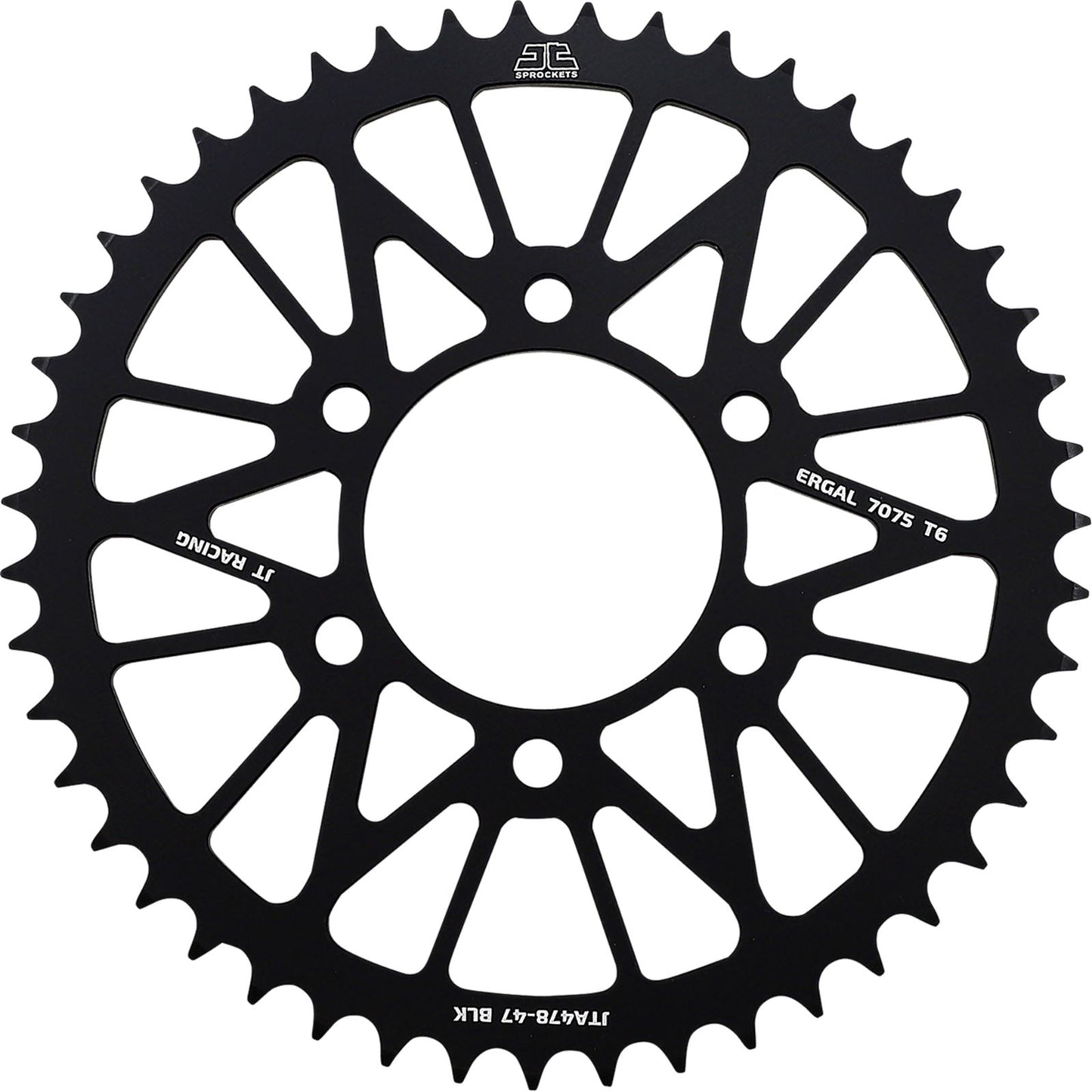 JT Sprockets Rear Sprocket for Kawasaki - Black - 47-Tooth JTA478.47BLK_1089701
