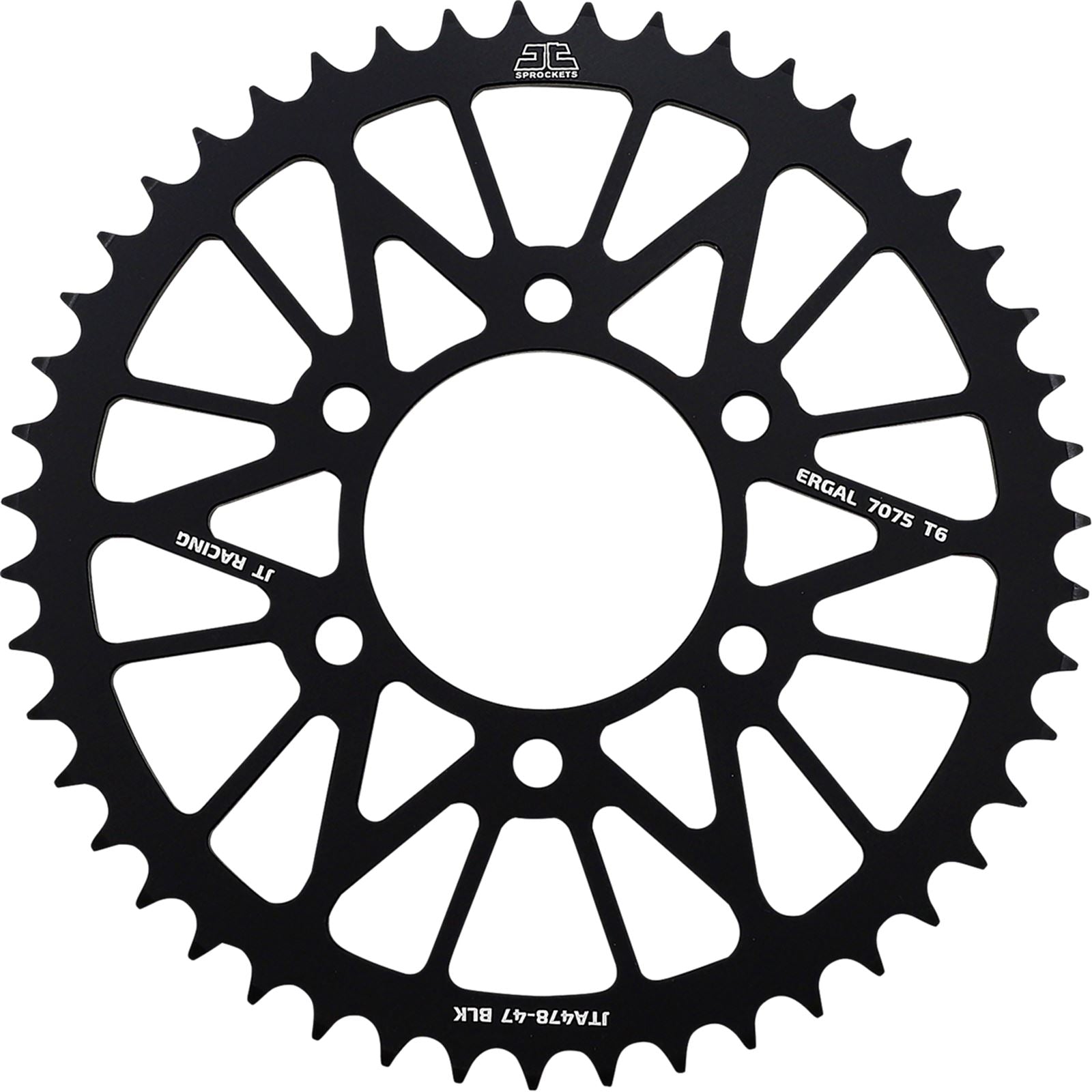 JT Sprockets Rear Sprocket for Kawasaki - Black - 47-Tooth JTA478.47BLK_1089701