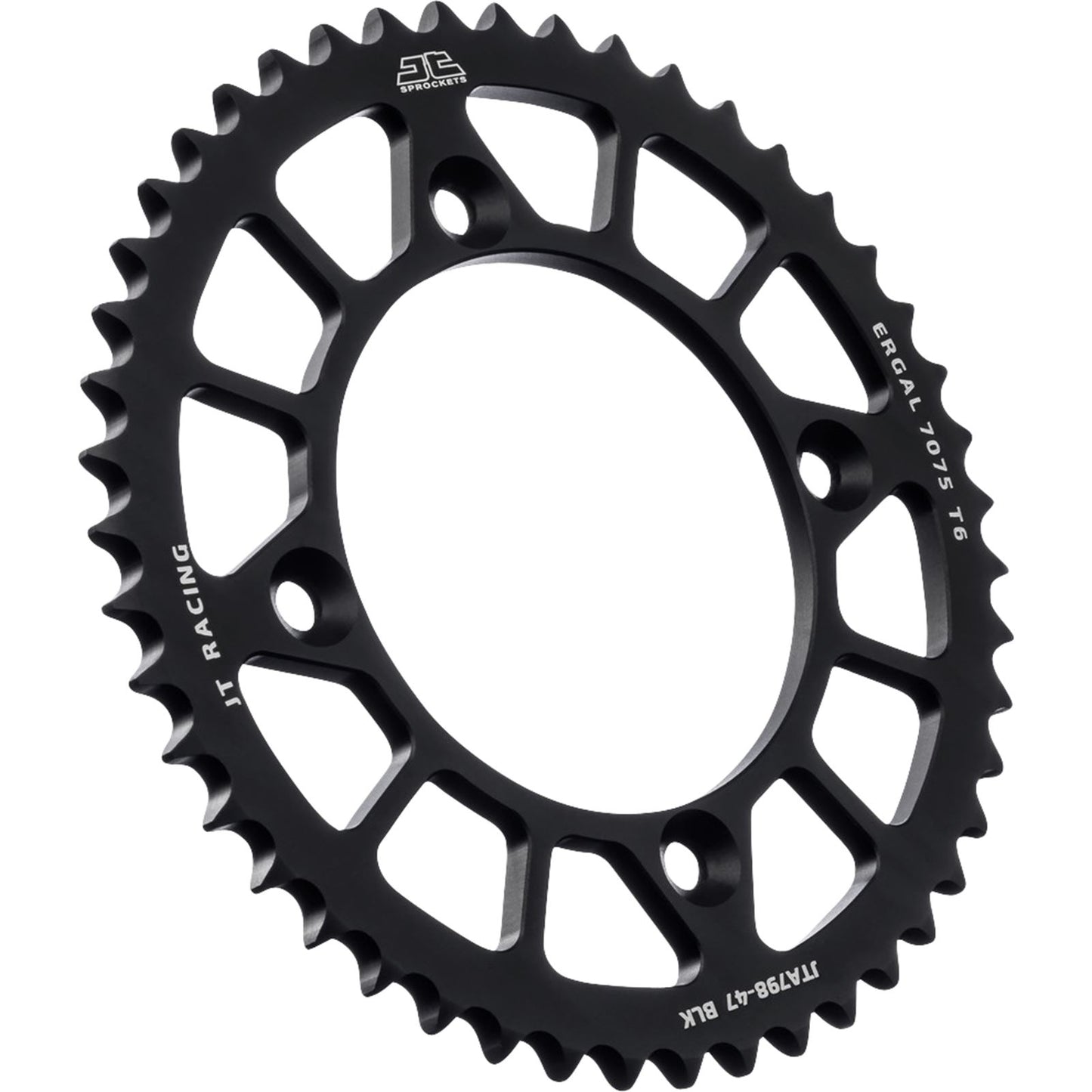 JT Sprockets Rear Sprocket for Suzuki/Yamaha - Black - 47 Tooth JTA798.47BLK_1089705
