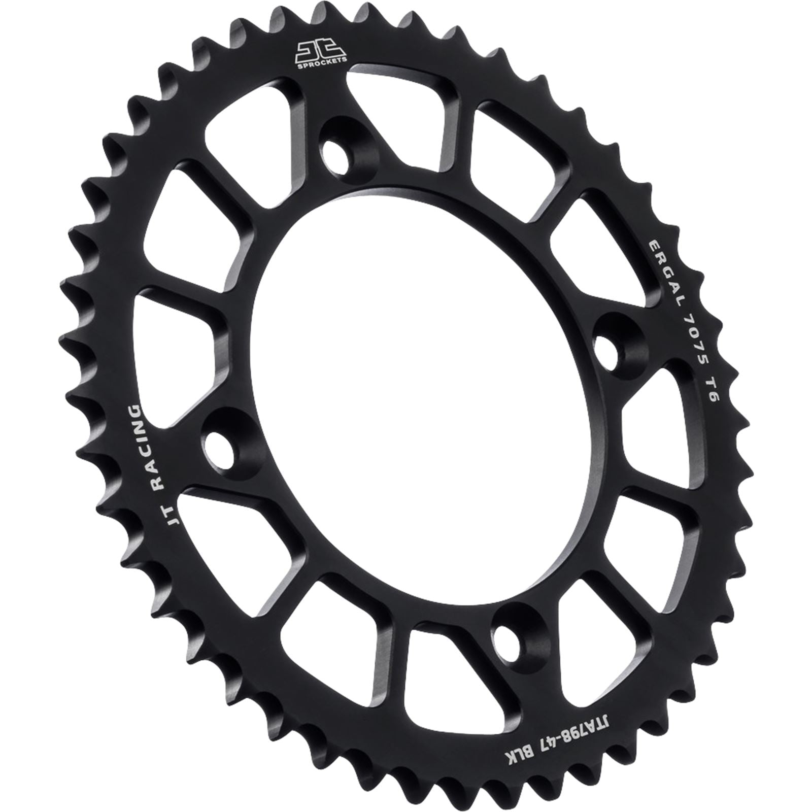 JT Sprockets Rear Sprocket for Suzuki/Yamaha - Black - 47 Tooth JTA798.47BLK_1089705