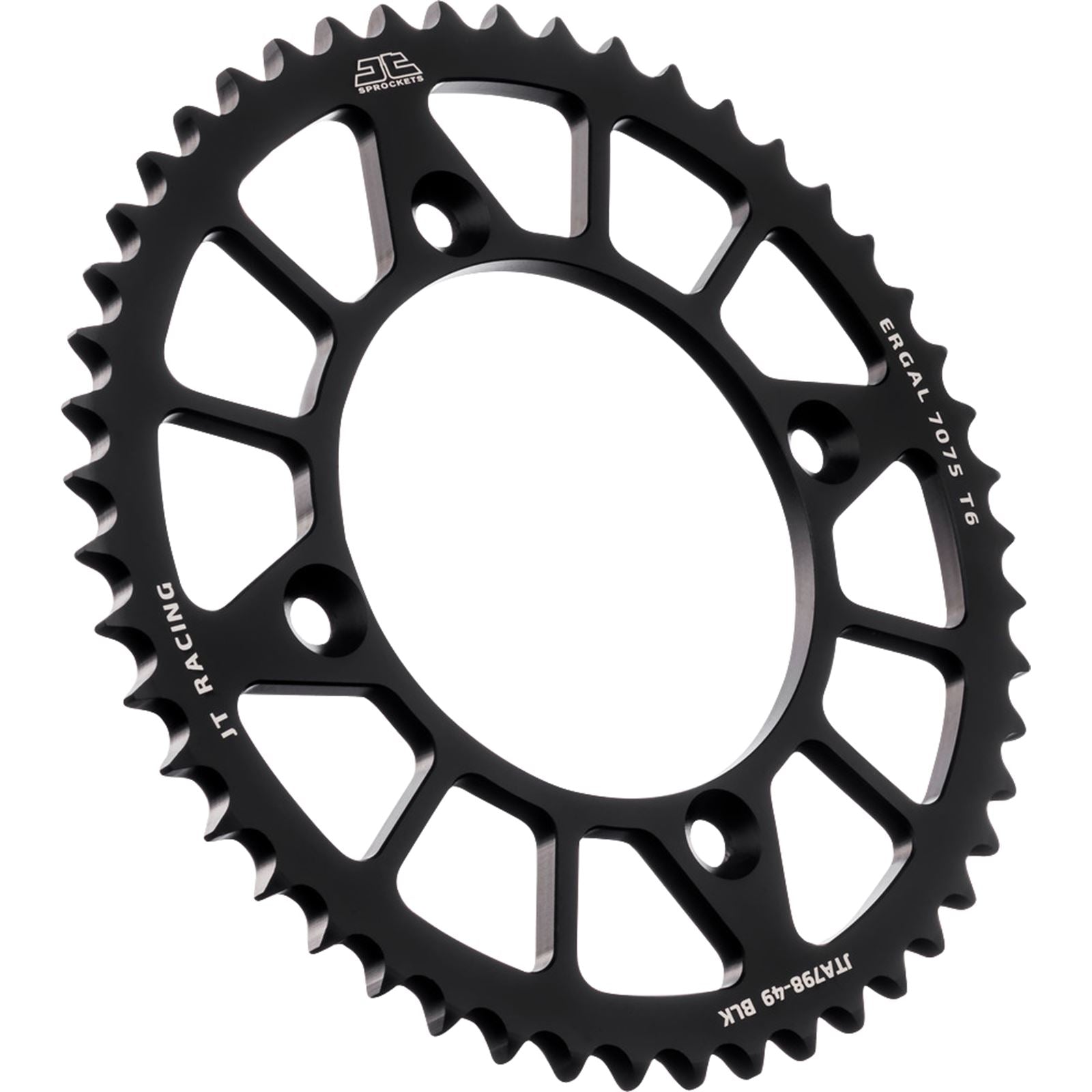 JT Sprockets Rear Sprocket for Suzuki/Yamaha - Black - 49 Tooth JTA798.49BLK_1089684