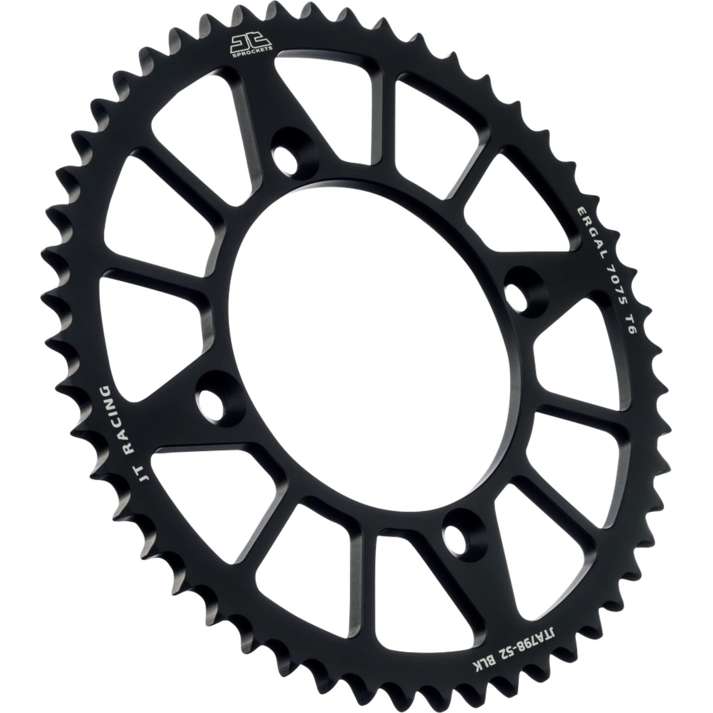JT Sprockets Rear Sprocket for Suzuki/Yamaha - Black - 52 Tooth JTA798.52BLK_1156627