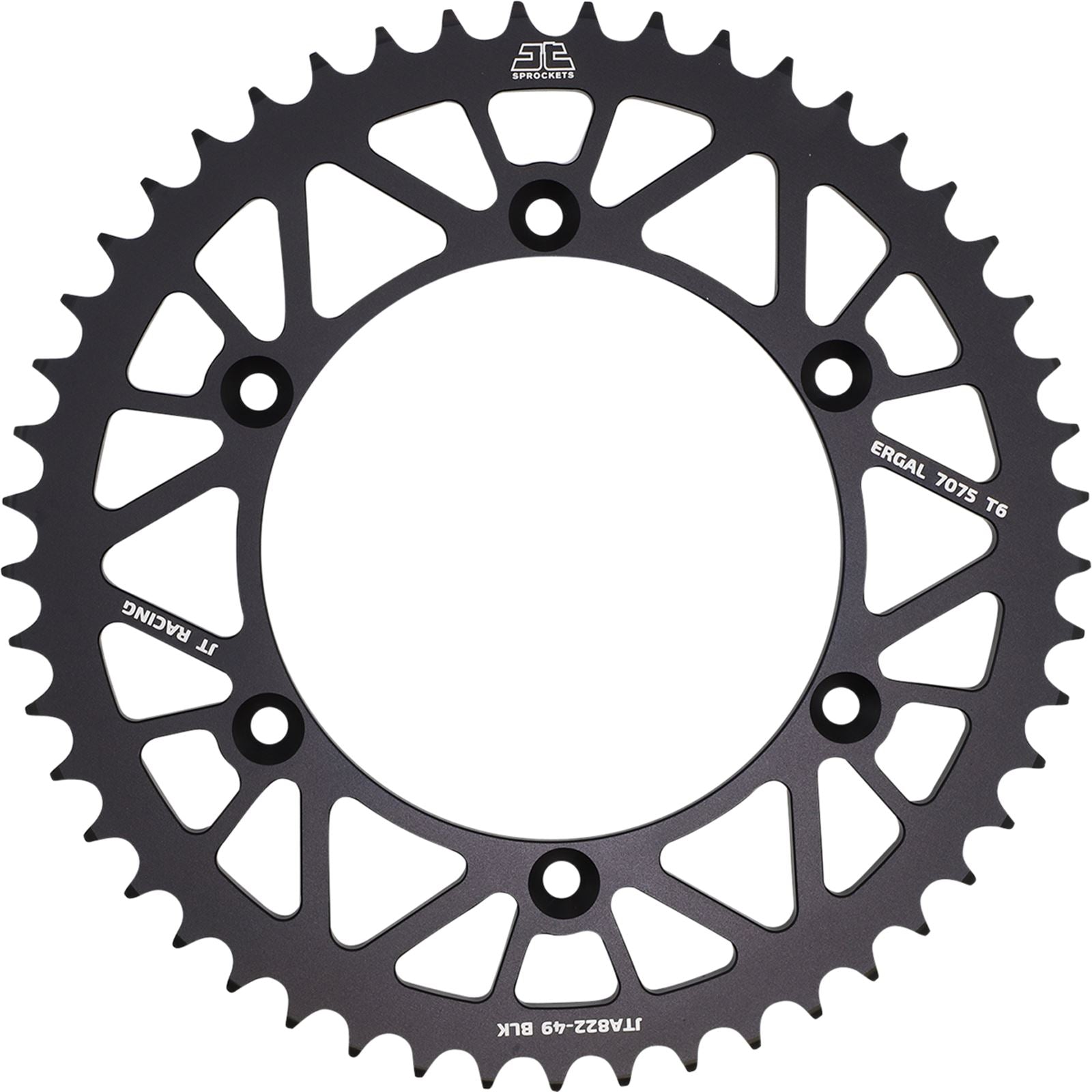 JT Sprockets Rear Sprocket - 520 - Black - 45 Tooth JTA822.45BLK_1051478