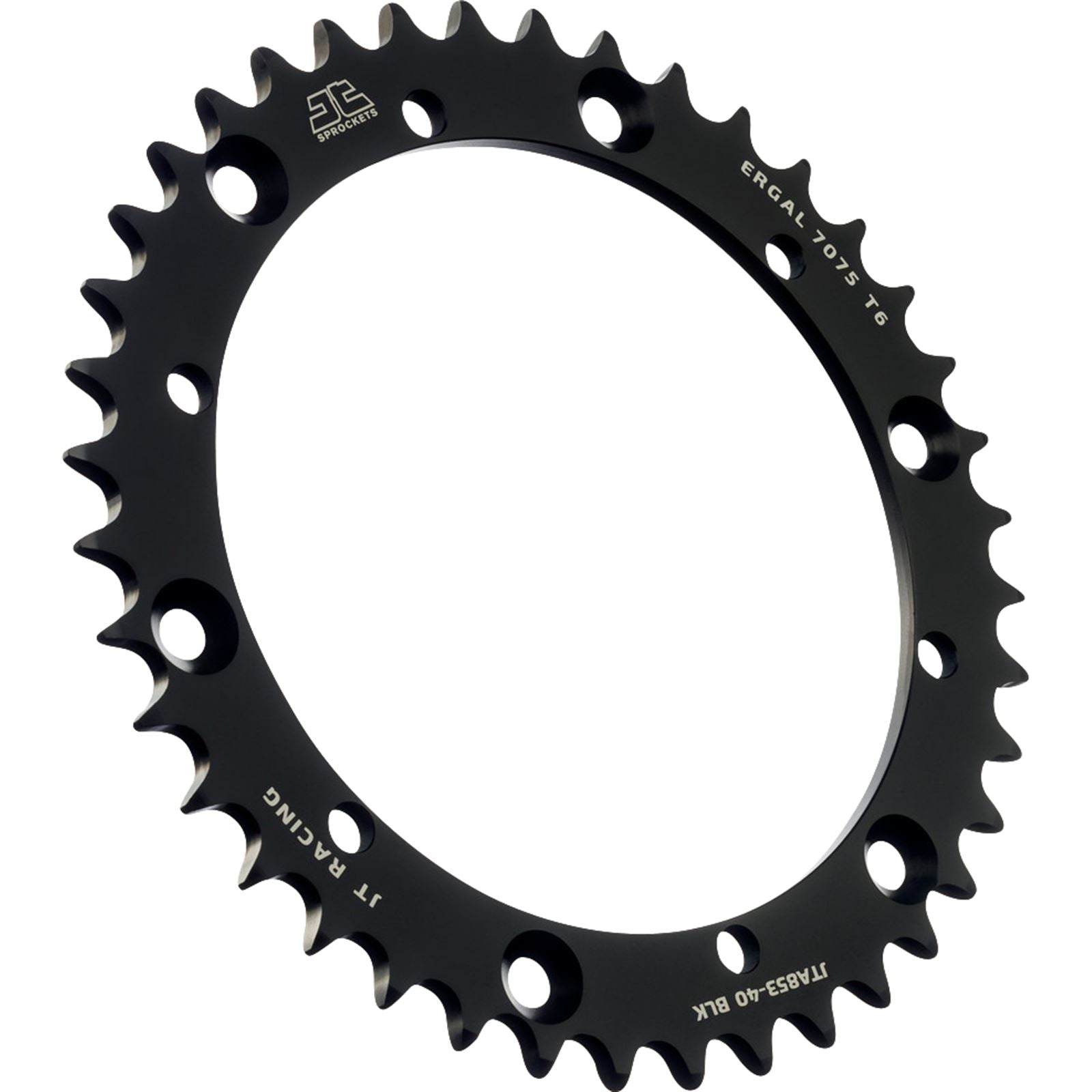 JT Sprockets Rear Sprocket for Yamaha - Black - 40-Tooth JTA853.40BLK_1089681