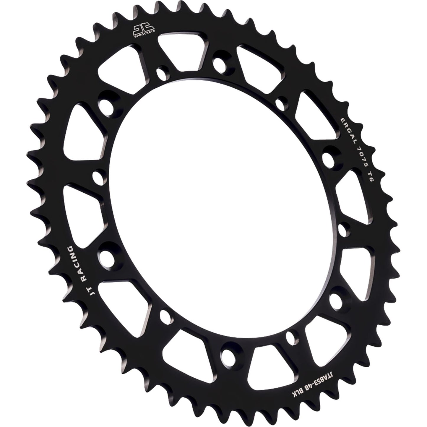 JT Sprockets Rear Sprocket - Black - 48 Tooth for Yamaha JTA853.48BLK_1089662