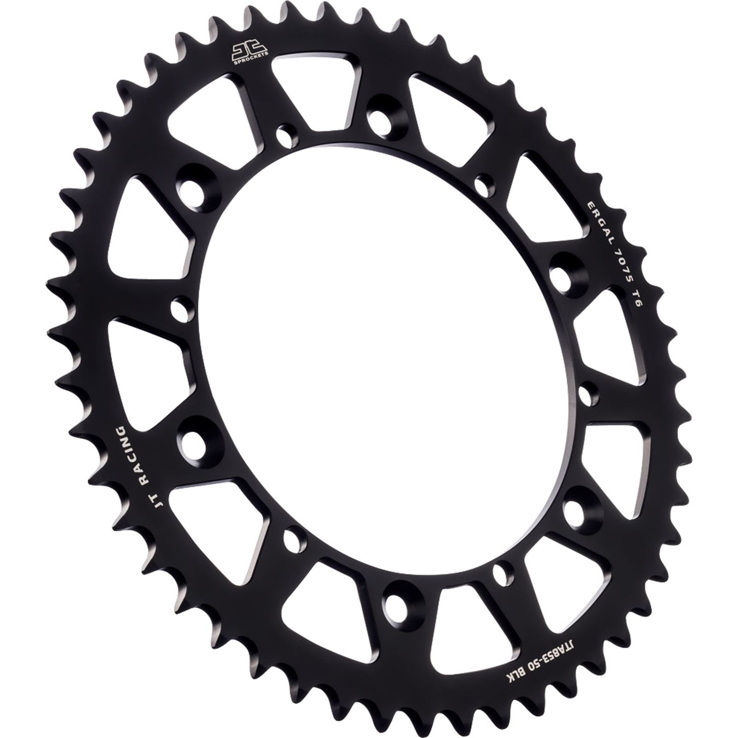 JT Sprockets Rear Sprocket - Black - 50 Tooth for Yamaha JTA853.50BLK_1096289