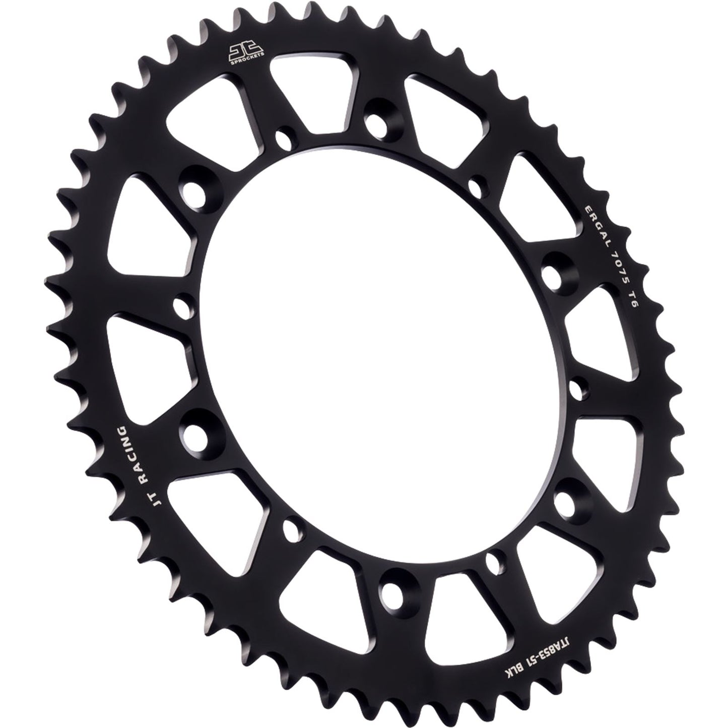 JT Sprockets Rear Sprocket - Black - 51 Tooth for Yamaha JTA853.51BLK_1089663