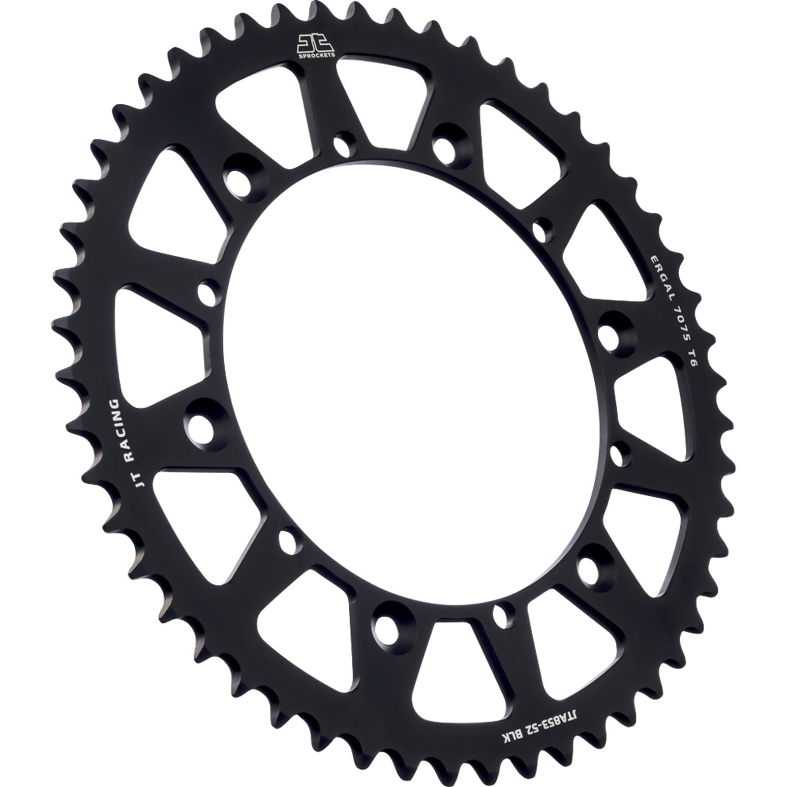 JT Sprockets Rear Sprocket - Black - 52 Tooth for Yamaha JTA853.52BLK_1089664