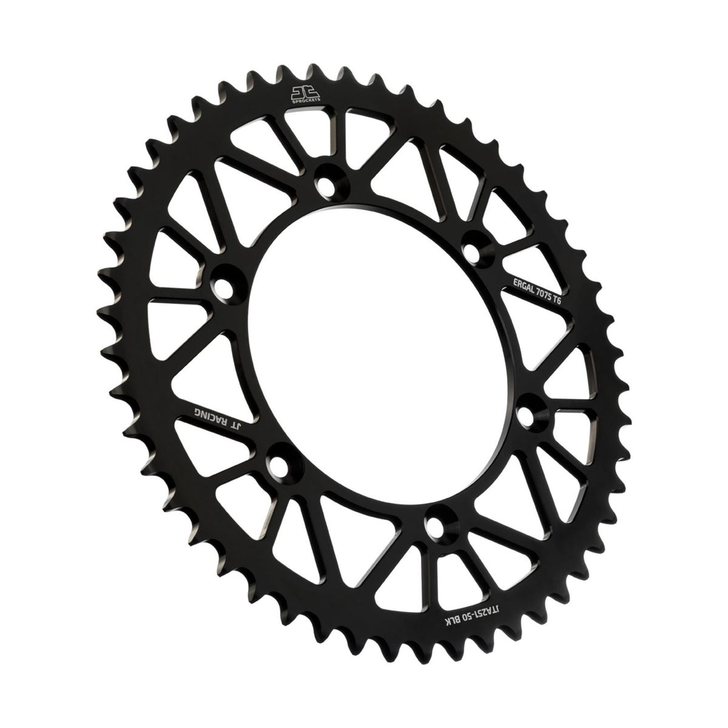 JT Sprockets Rear Sprocket - Black - 50 Tooth for Yamaha JTA251.50BLK_1133950