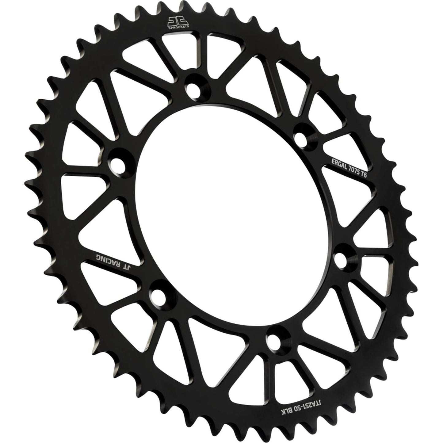 JT Sprockets Rear Sprocket - Black - 50 Tooth for Yamaha JTA251.50BLK_1133944