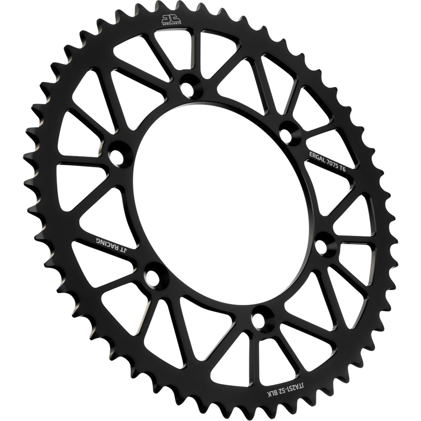 JT Sprockets Rear Sprocket - Black - 52 Tooth - for Yamaha JTA251.52BLK_1089735