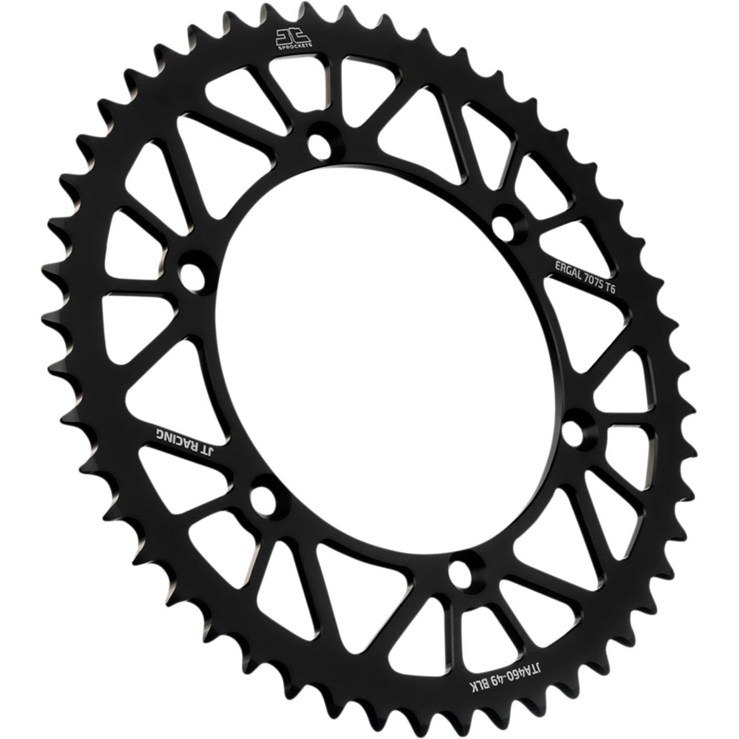 JT Sprockets Rear Sprocket for Kawasaki - Black - 49 Tooth JTA460.49BLK_1051546
