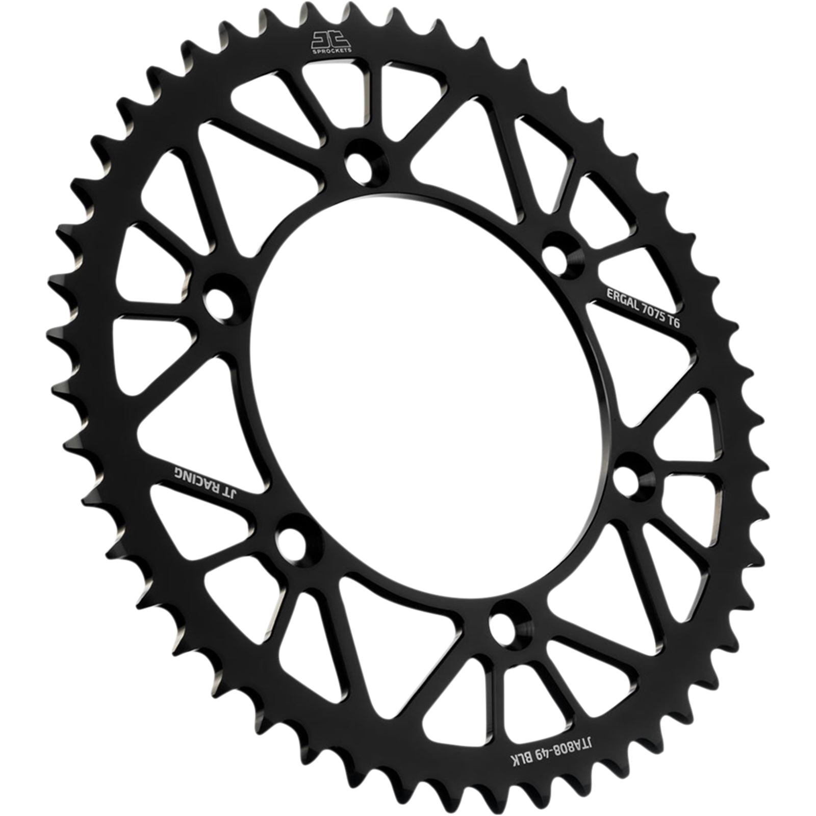 JT Sprockets Rear Sprocket for Suzuki - Black - 49-Tooth JTA808.49BLK_1089745