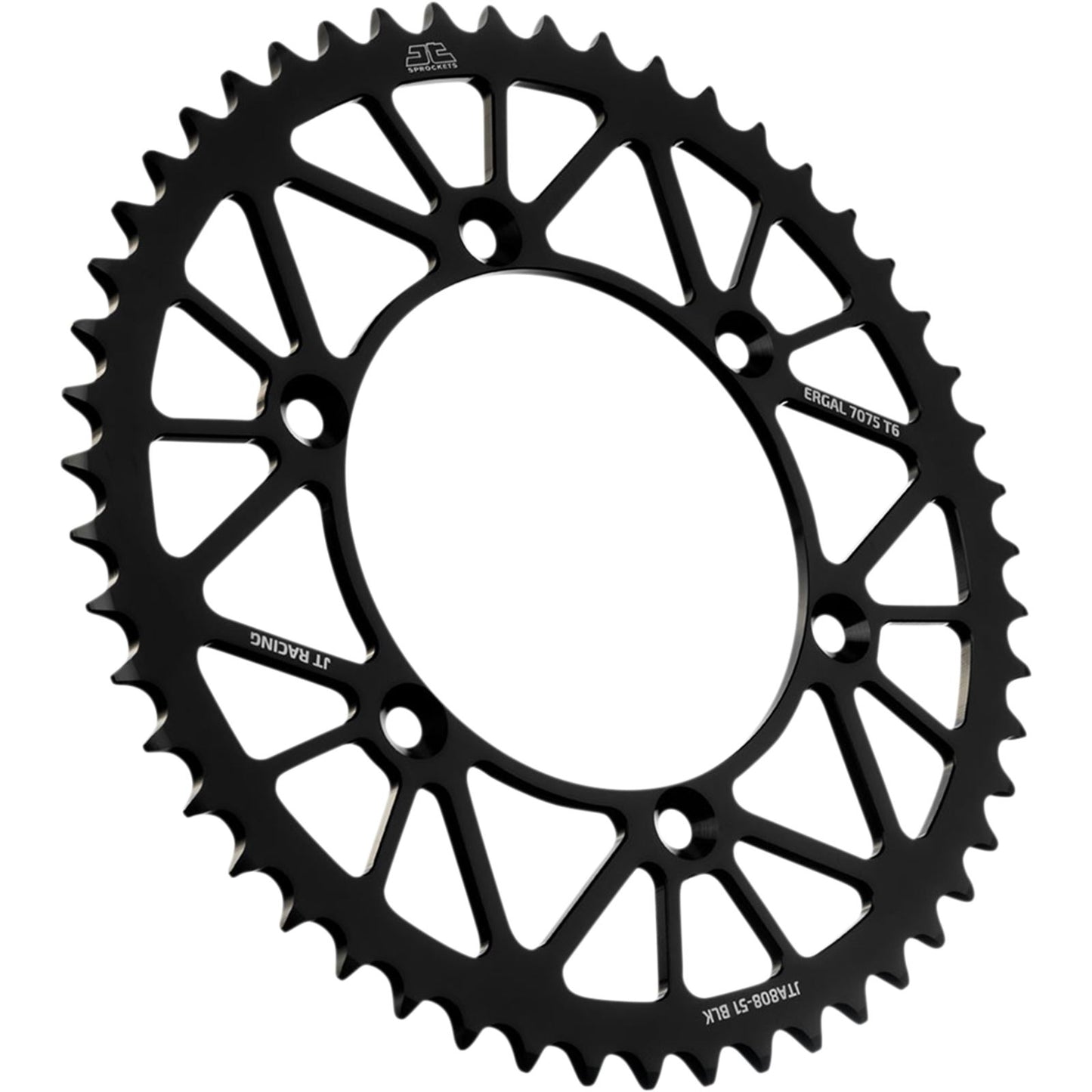 JT Sprockets Rear Sprocket for Suzuki - Black - 51-Tooth JTA808.51BLK_1097672