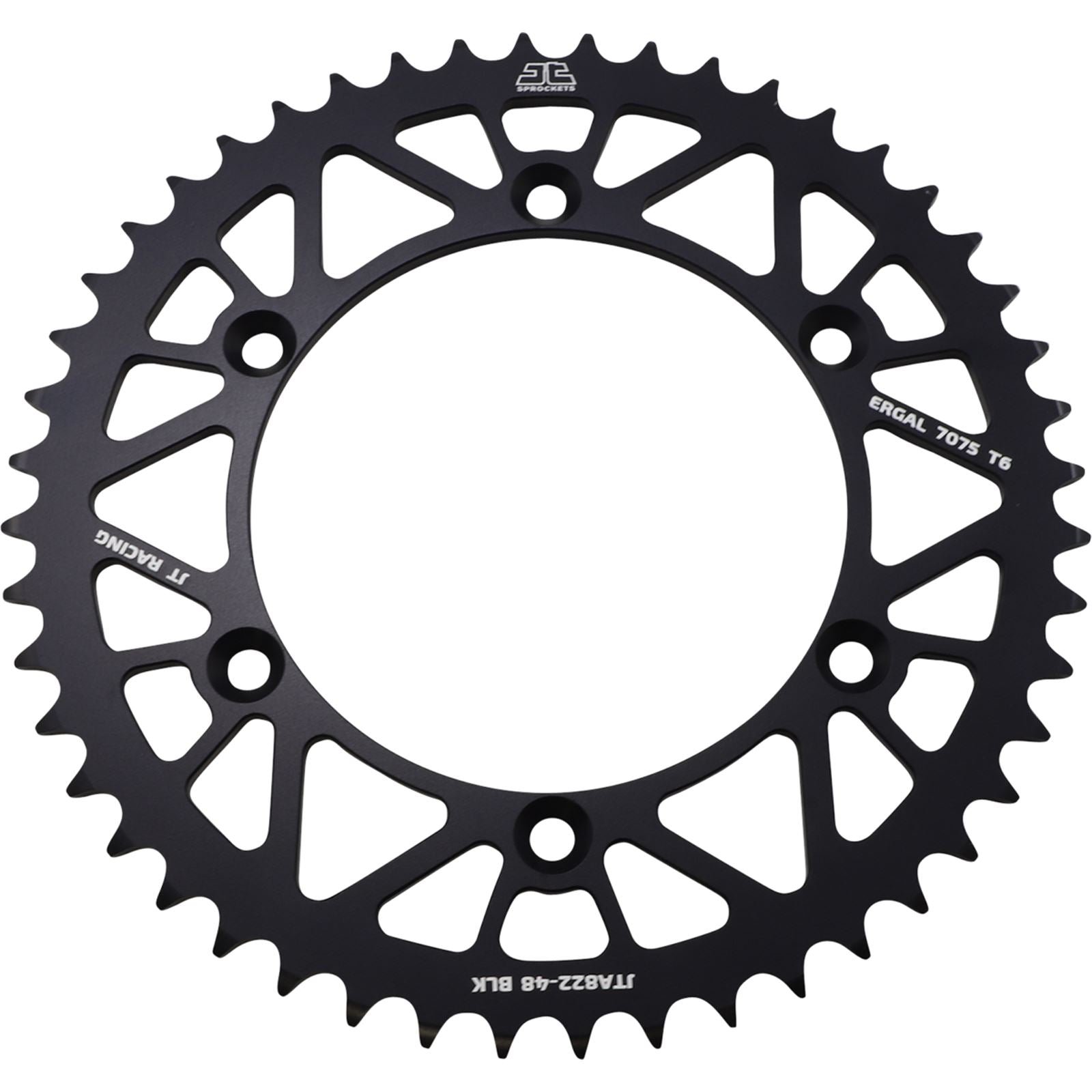 JT Sprockets Rear Sprocket - 520 - Black - 48 Tooth JTA822.48BLK_1051548