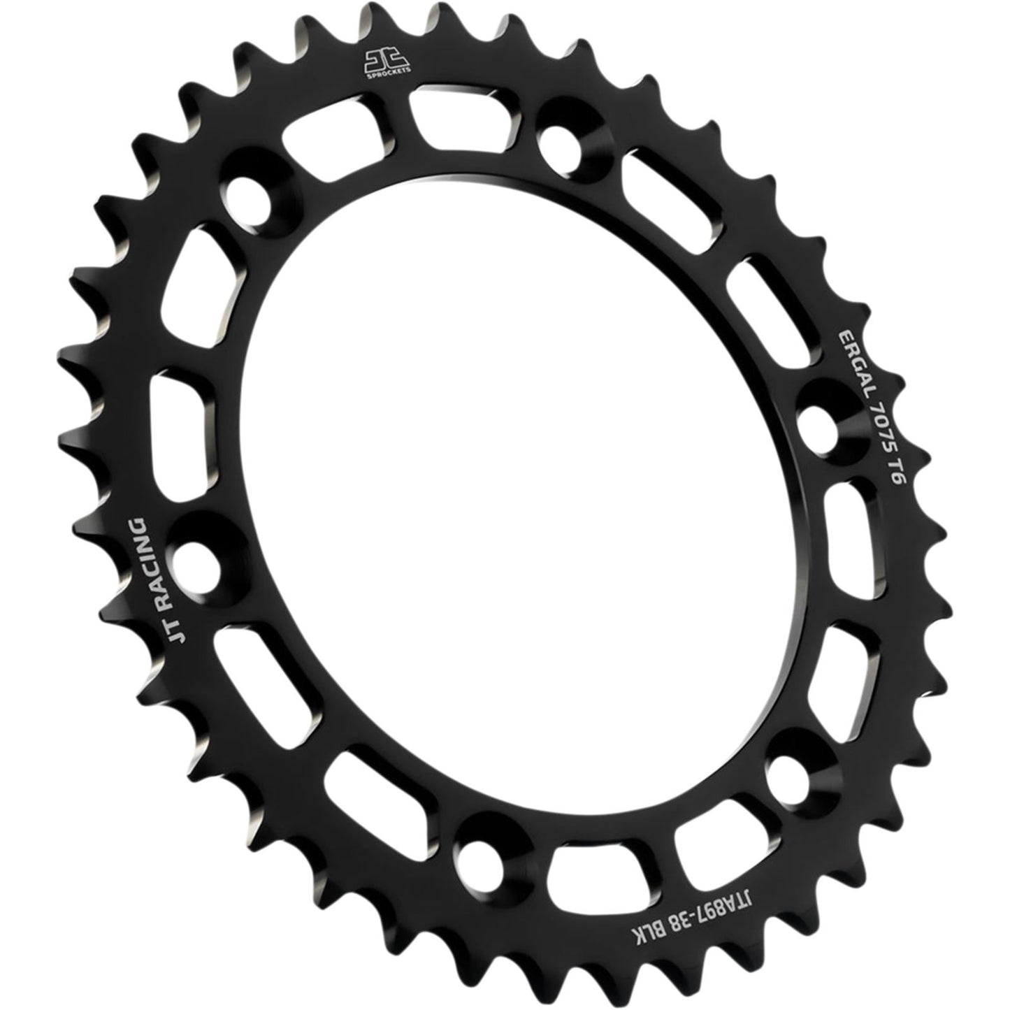 JT Sprockets Rear Sprocket Alloy 38-Tooth (JTA897) JTA897.38BLK_1097674