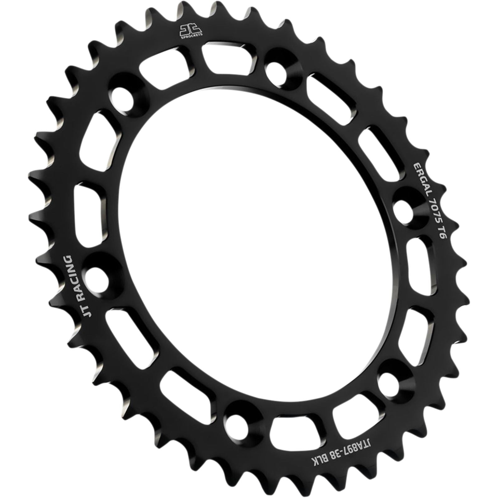 JT Sprockets Rear Sprocket Alloy 38-Tooth (JTA897) JTA897.38BLK_1097674