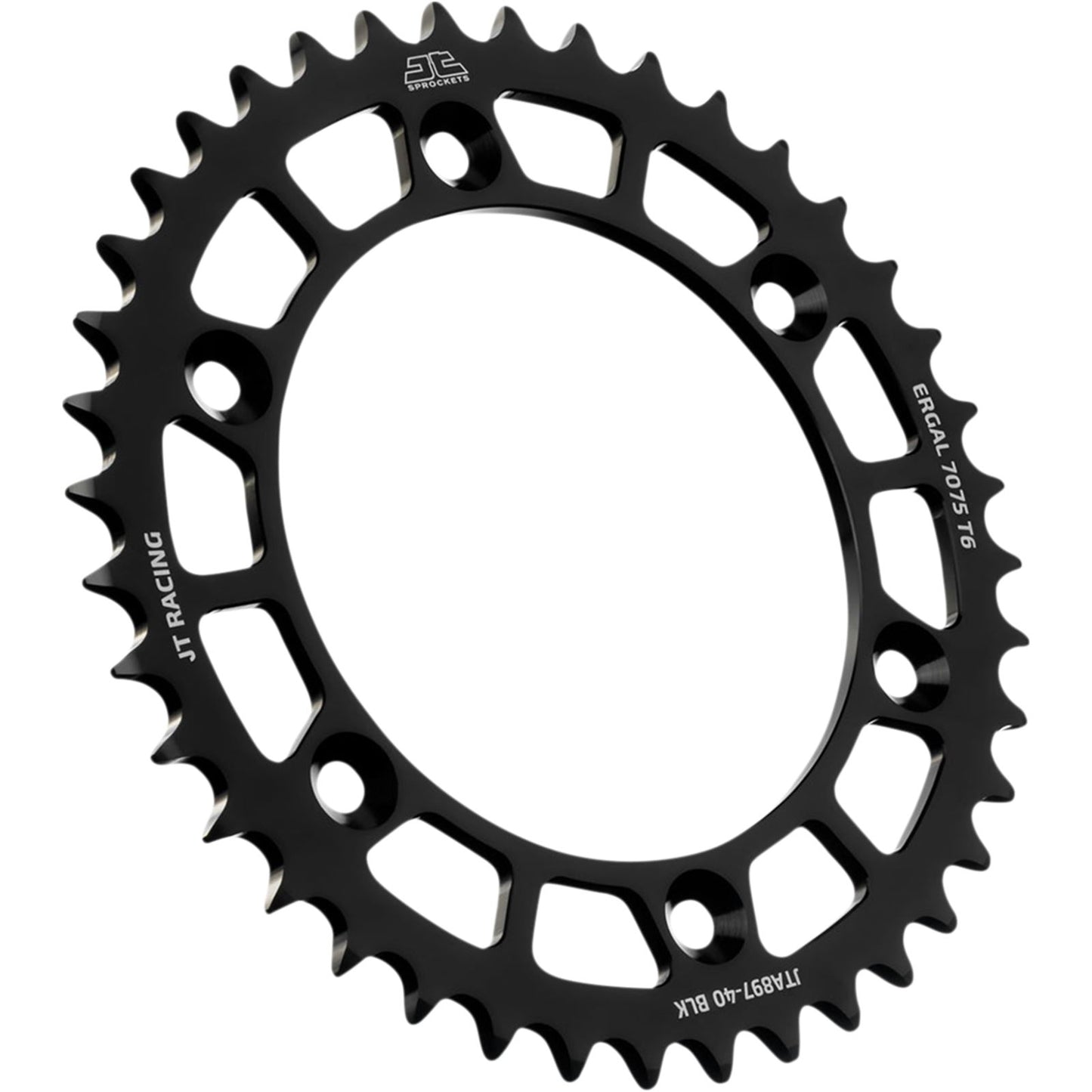 JT Sprockets Rear Sprocket Alloy - Black 40-Tooth JTA897.40BLK_1103766