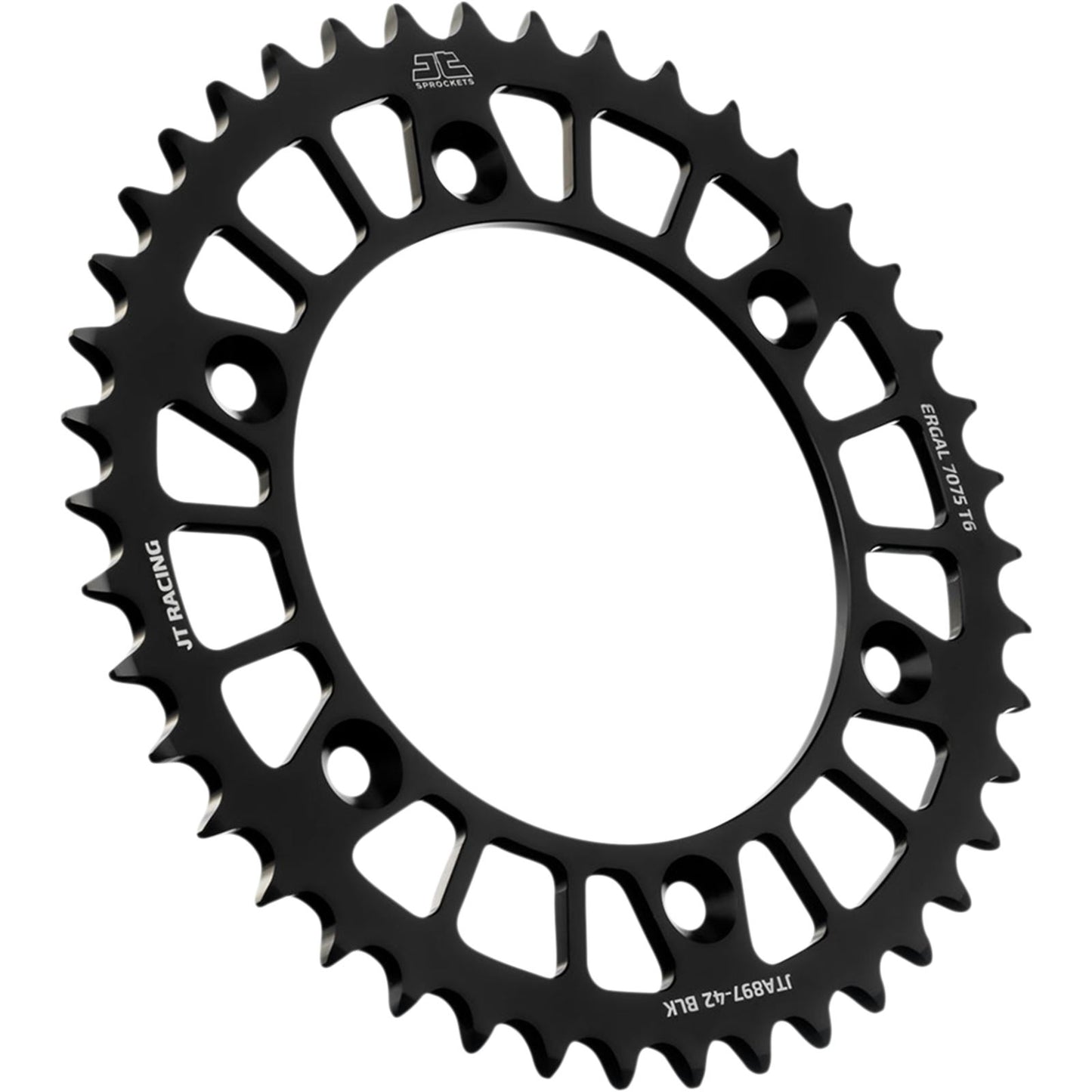 JT Sprockets Rear Sprocket Alloy 42-Tooth (JTA897) JTA897.42BLK_1089751