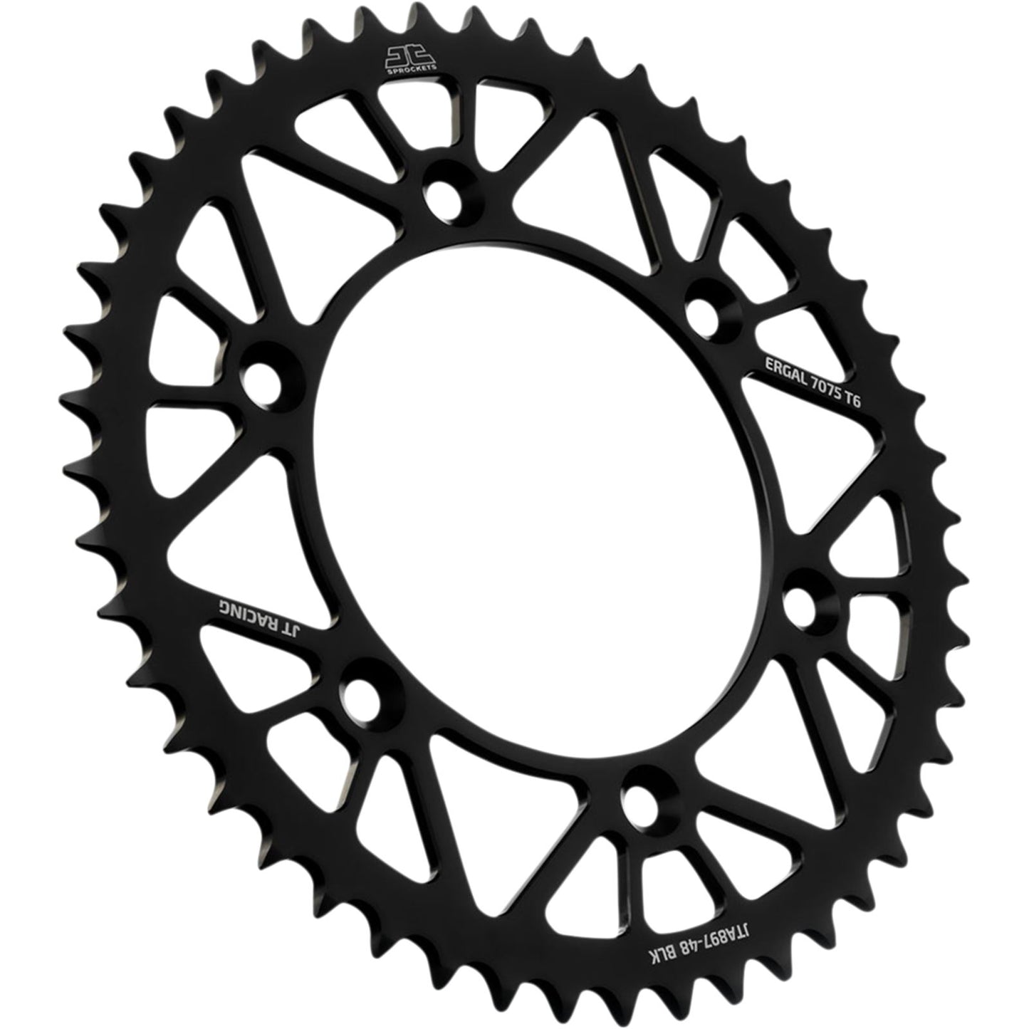 JT Sprockets Rear Sprocket - Black - 48-Tooth JTA897.48BLK_1096413