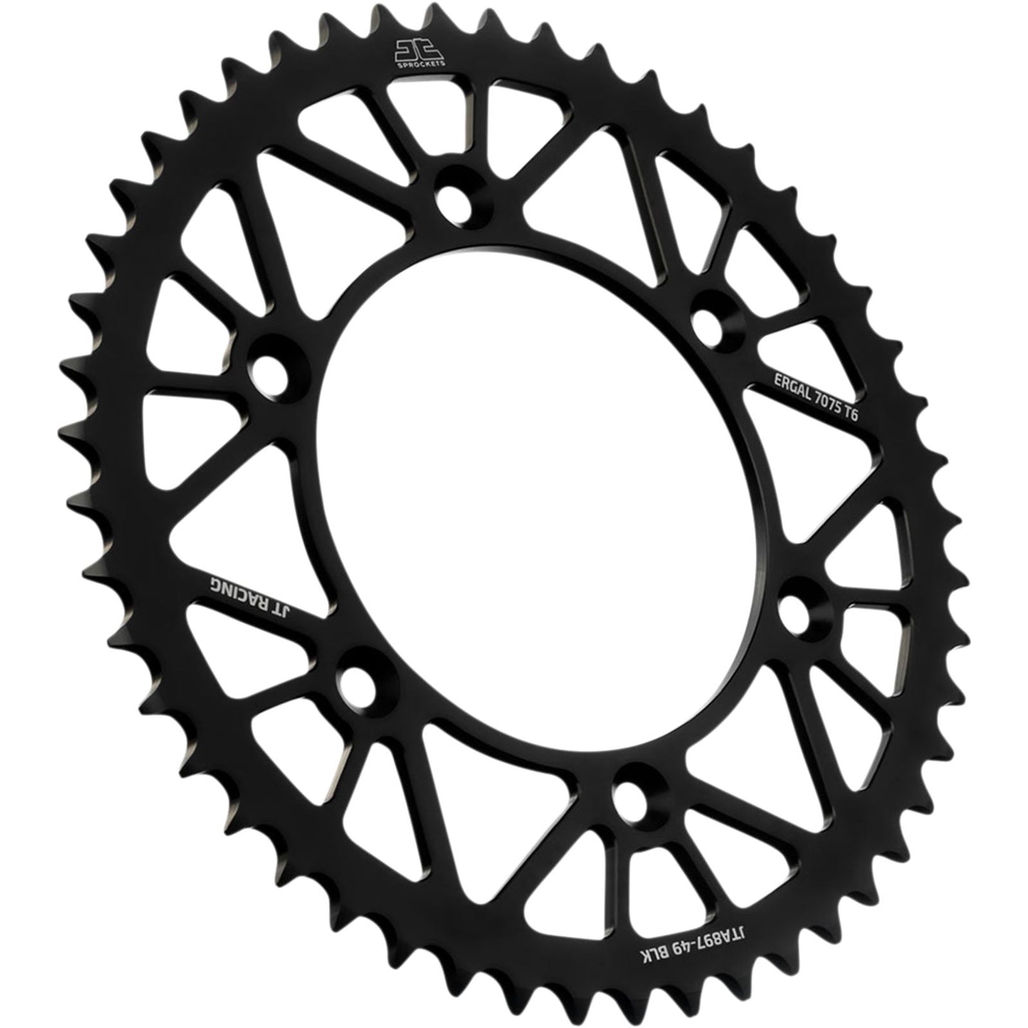 JT Sprockets Rear Sprocket - Black - 49-Tooth JTA897.49BLK_1133943