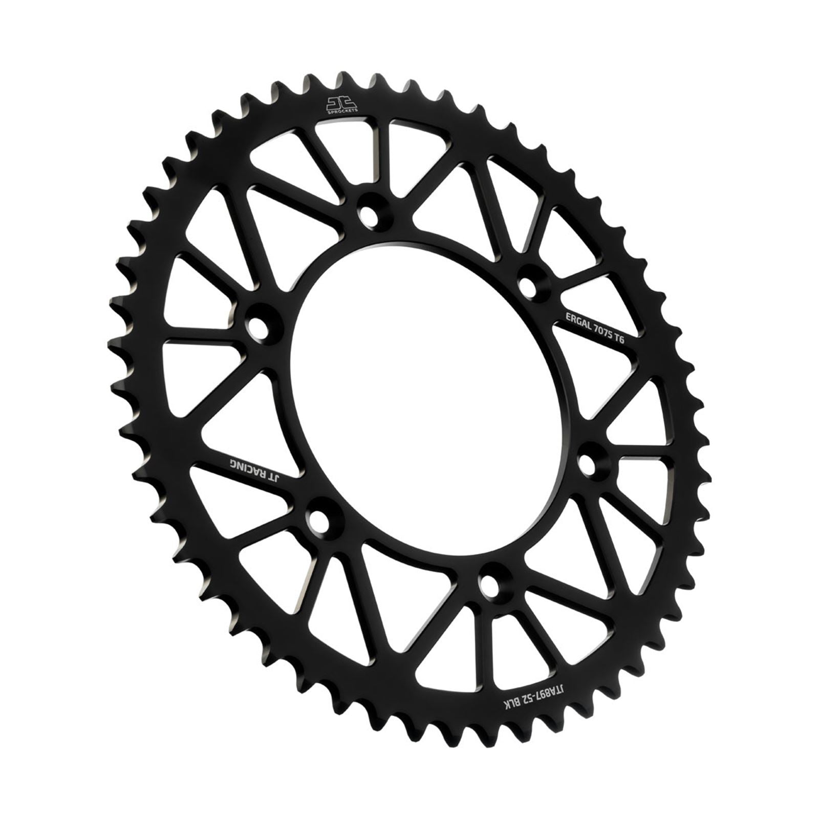 JT Sprockets Rear Sprocket - Black - 52-Tooth JTA897.52BLK_1097156