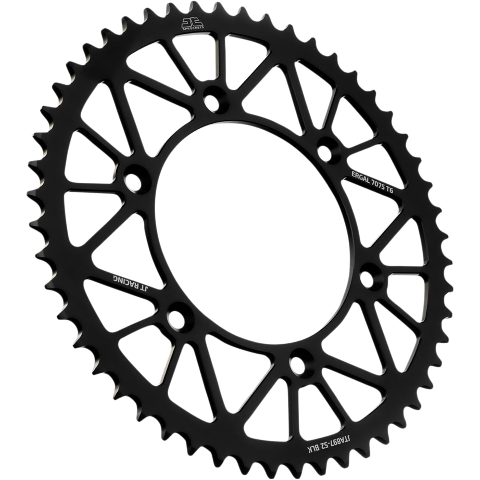 JT Sprockets Rear Sprocket - Black - 52-Tooth JTA897.52BLK_1097155