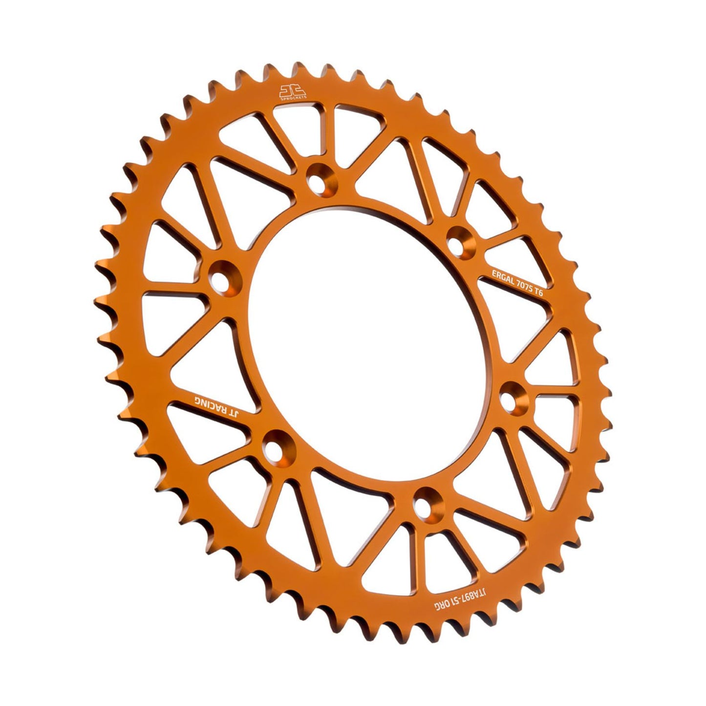 JT Sprockets Rear Sprocket - Orange - 51-Tooth JTA897.51ORG_1097652