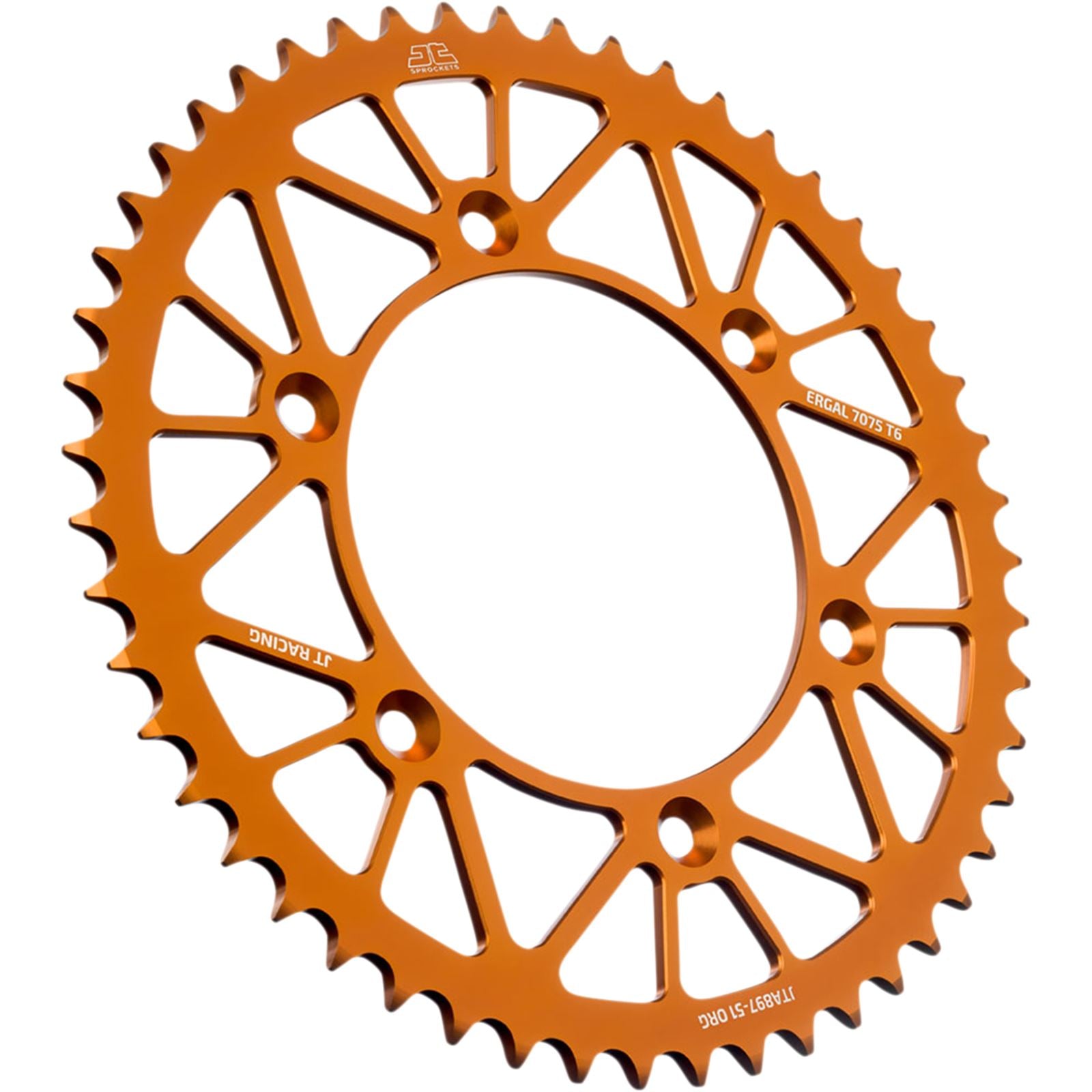 JT Sprockets Rear Sprocket - Orange - 51-Tooth JTA897.51ORG_1097604