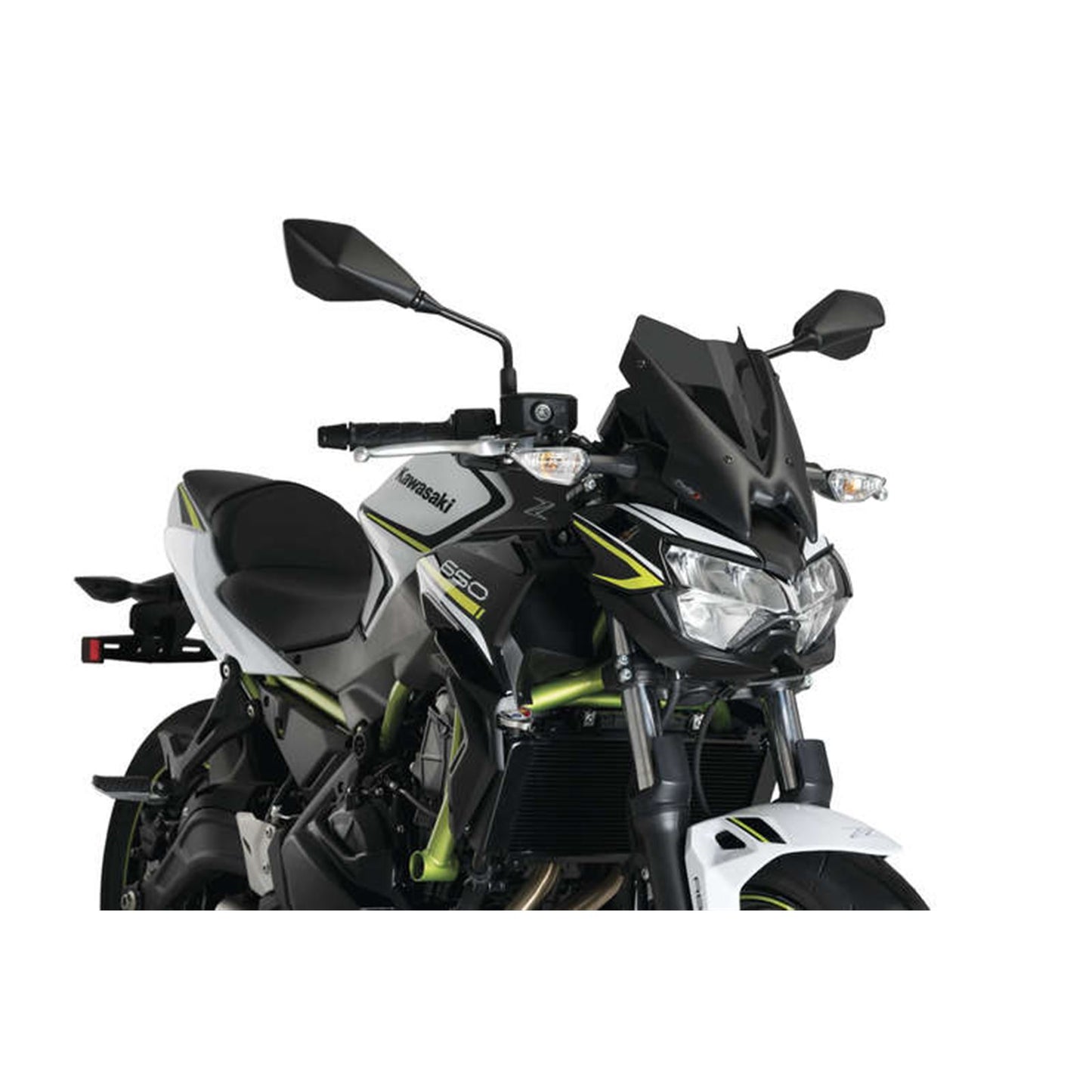 Puig Naked New Generation Windscreen Sport - Dark Smoke for Kawasaki 3864F_995393