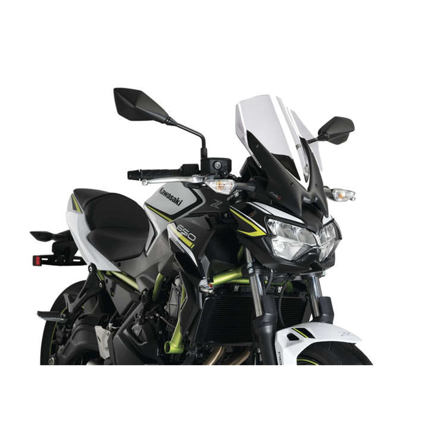 Puig Naked New Generation Windscreen - Clear for Kawasaki 3865W_981353