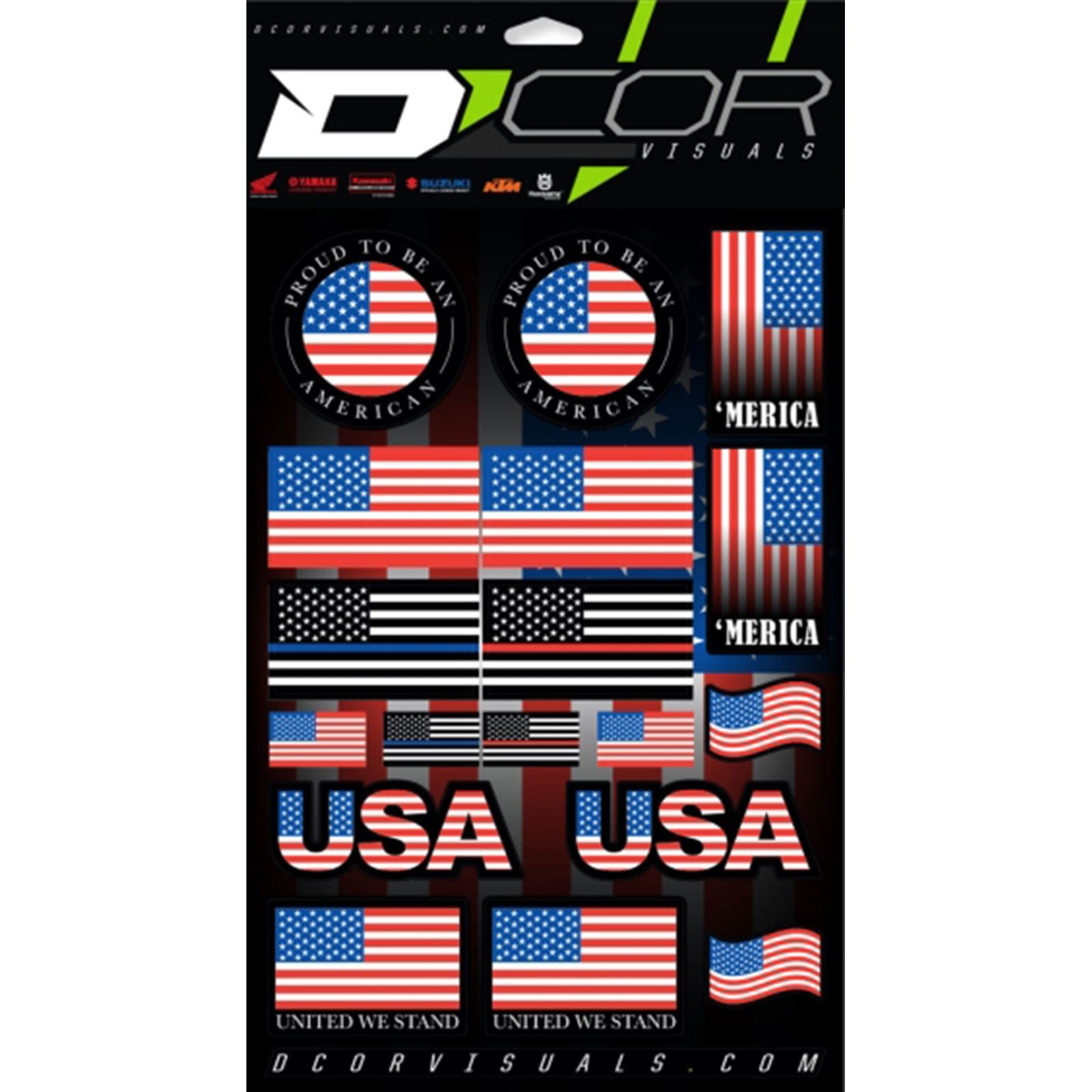 D'Cor Decal Sheet - USA [MPN: 40-90-120]_1009481