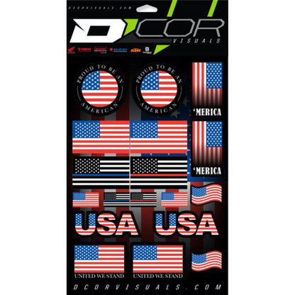 D'Cor Decal Sheet - USA [MPN: 40-90-120]_1009481
